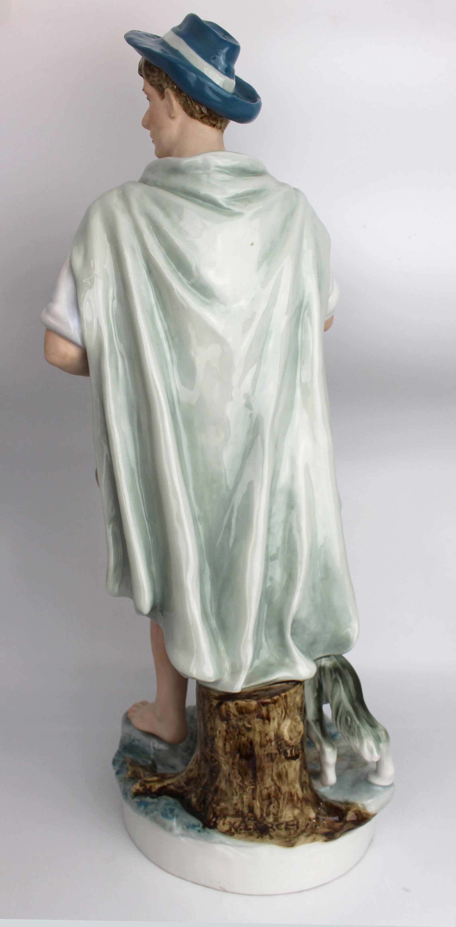 Large Royal Dux Porcelain Shepherd Figure, 20th Century - 9