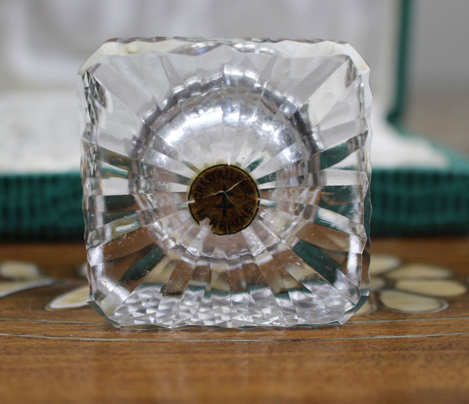 Cased Vintage French Cut Crystal Open Salts by Cristallerie Lorraine - 5