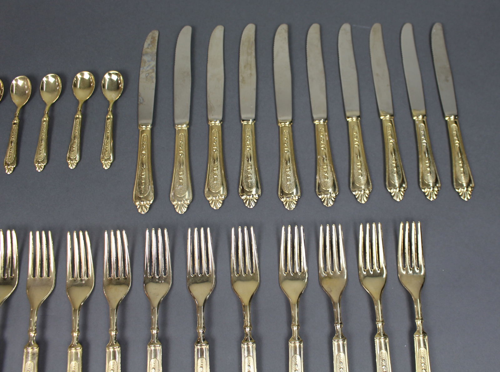 Collection of Italian Gold Plated Cutlery - 2