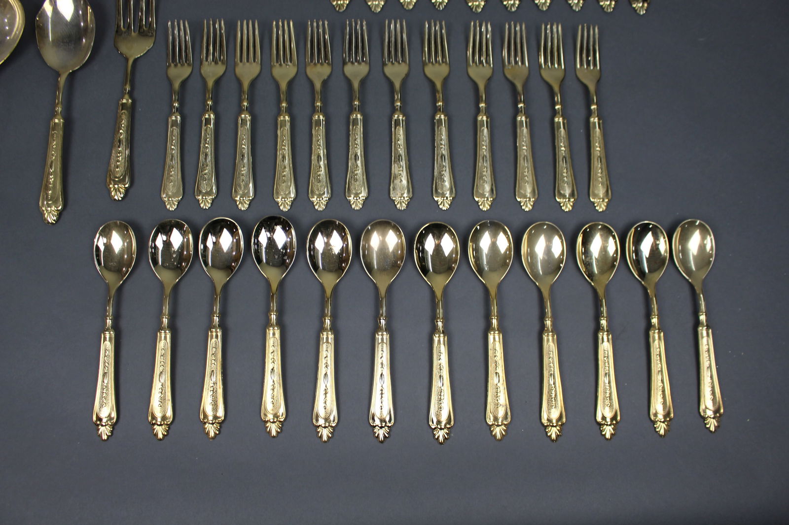 Collection of Italian Gold Plated Cutlery - 3