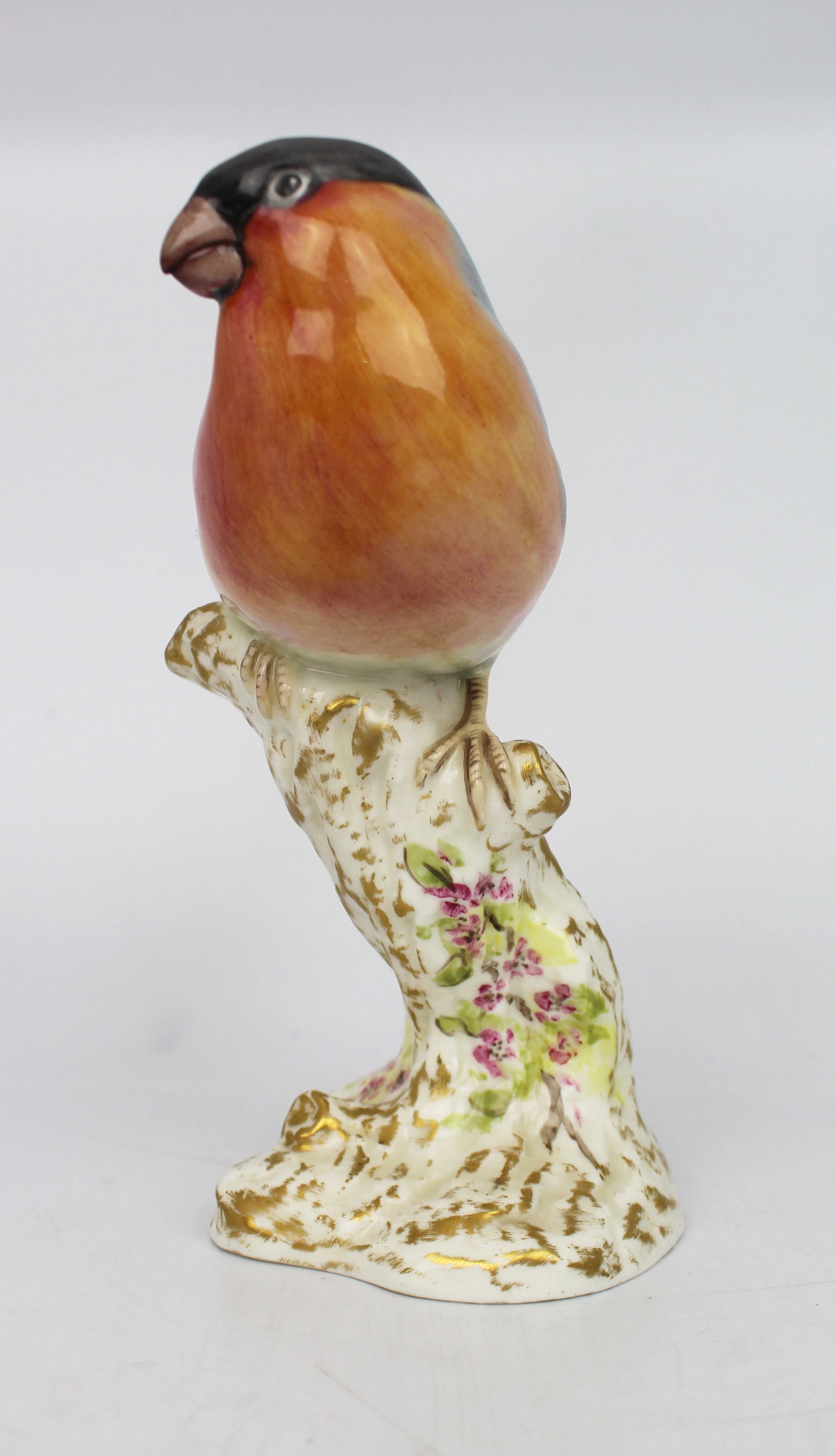 Royal Worcester Bullfinch 2662 Birds on Stumps - 7