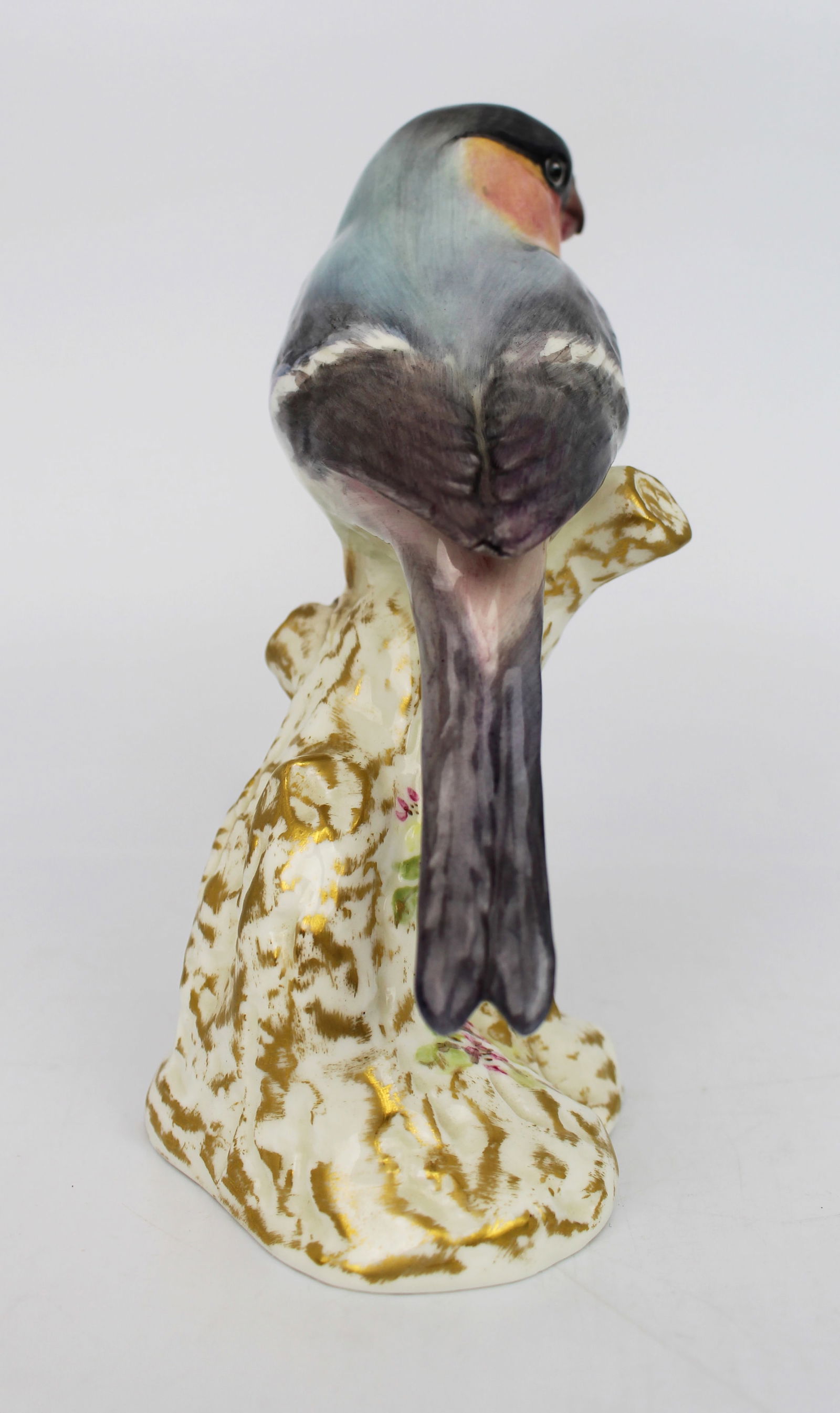 Royal Worcester Bullfinch 2662 Birds on Stumps - 9