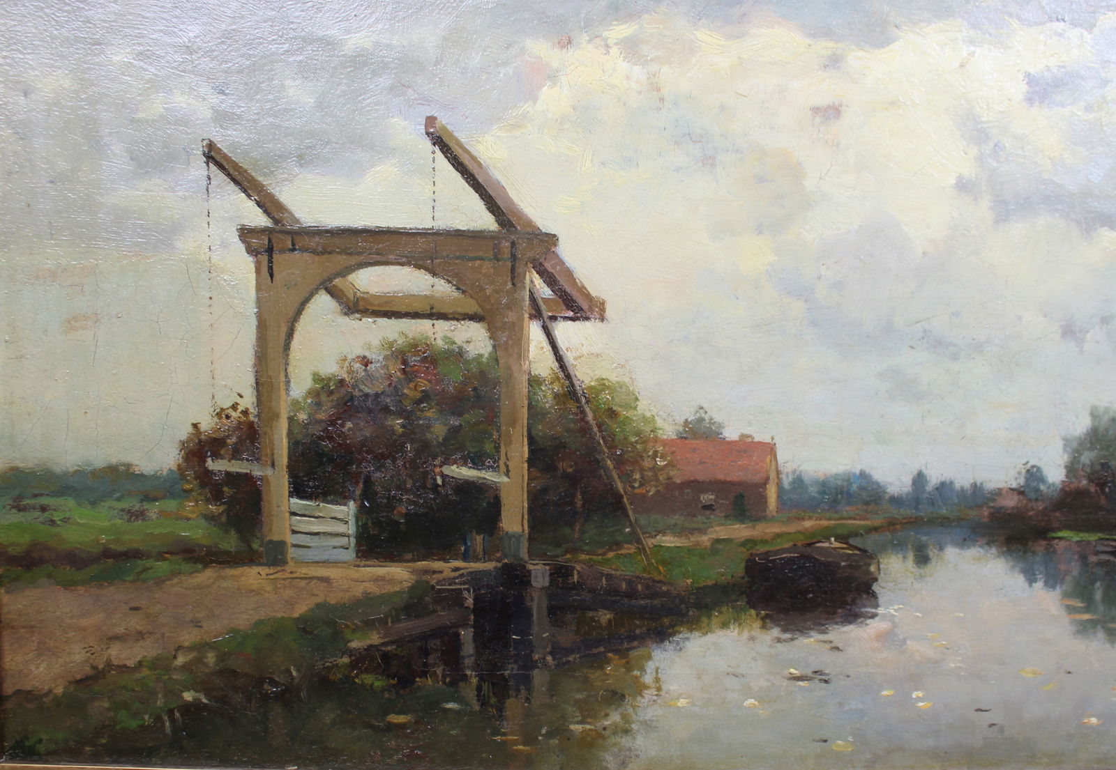 Willem Johannes Weissenbruch (Dutch, 1864-1941) Landscape Oil on Canvas - 3