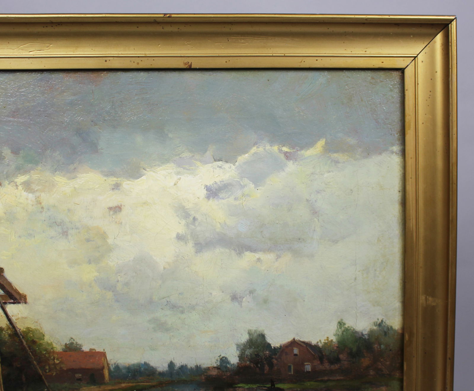 Willem Johannes Weissenbruch (Dutch, 1864-1941) Landscape Oil on Canvas - 6