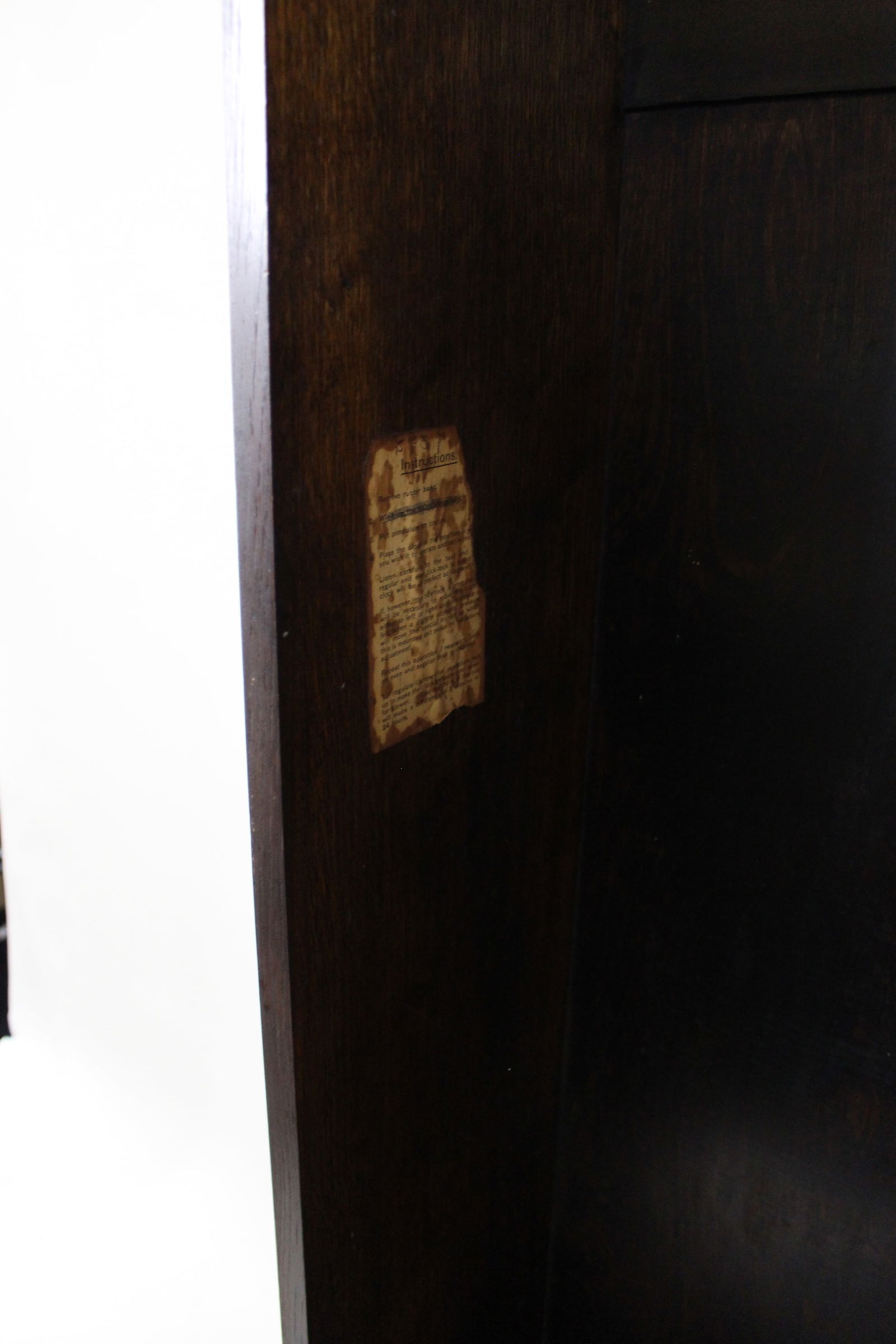 Art Deco Longcase Clock – For Restoration – Chrome Dial & Triple Weight Movement - 10