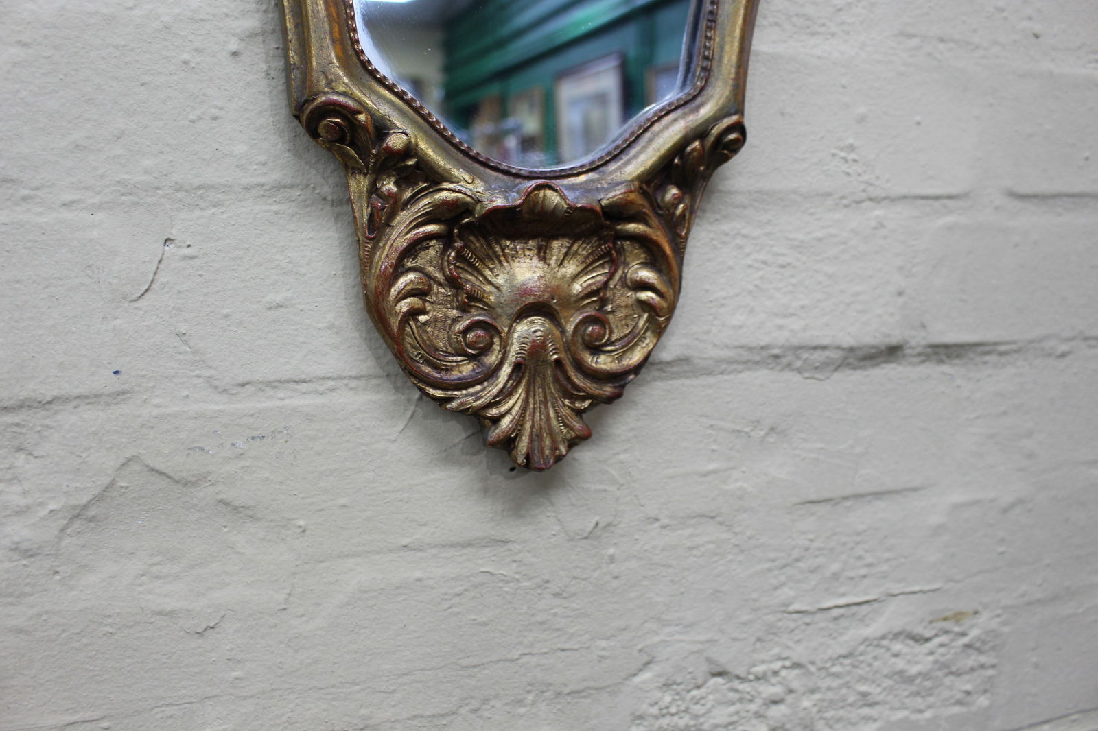 Vintage Gilt Shaped Mirror - 3