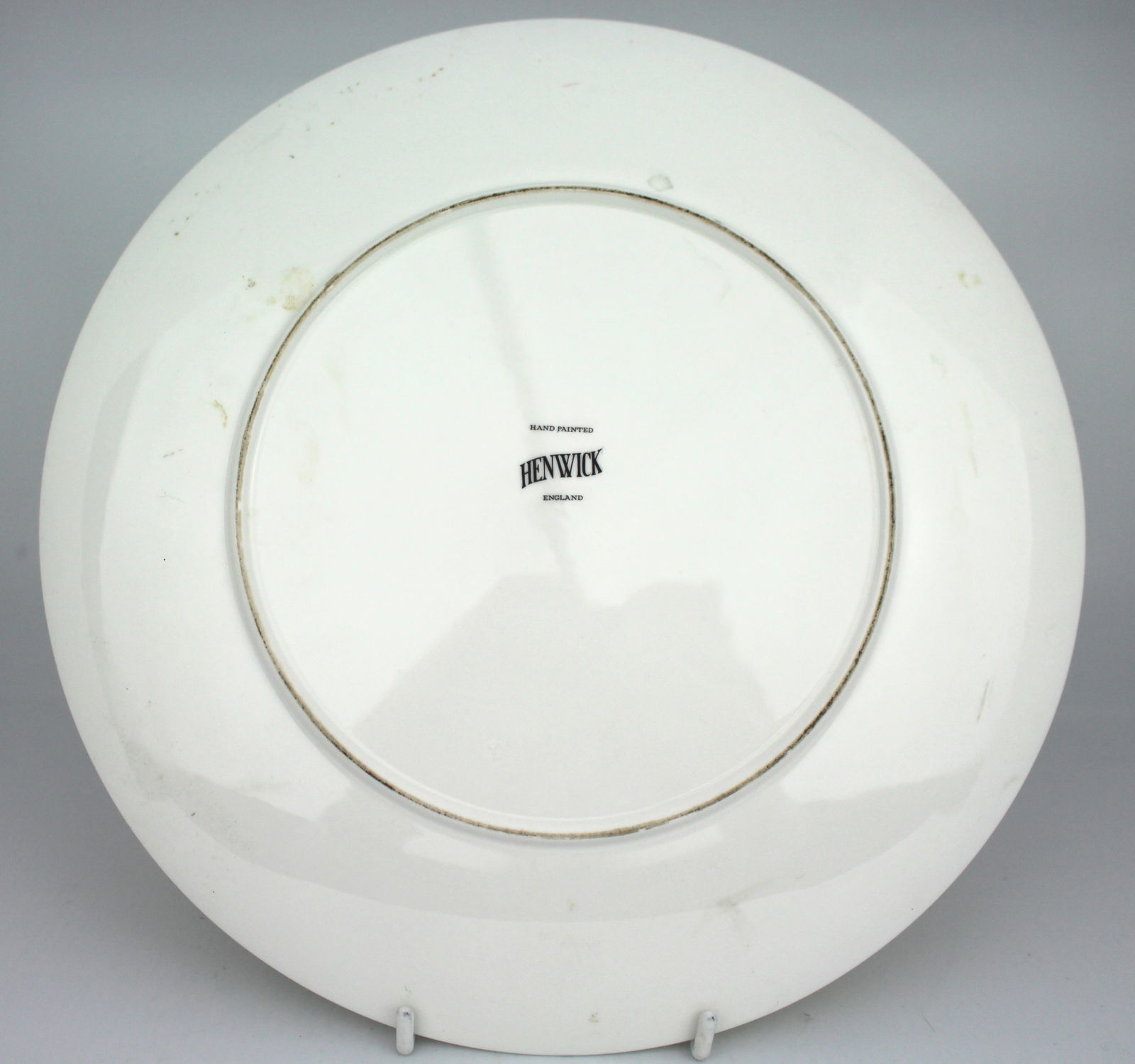 Hand Painted Flowers Cabinet Plate by J Smith Worcester - 2