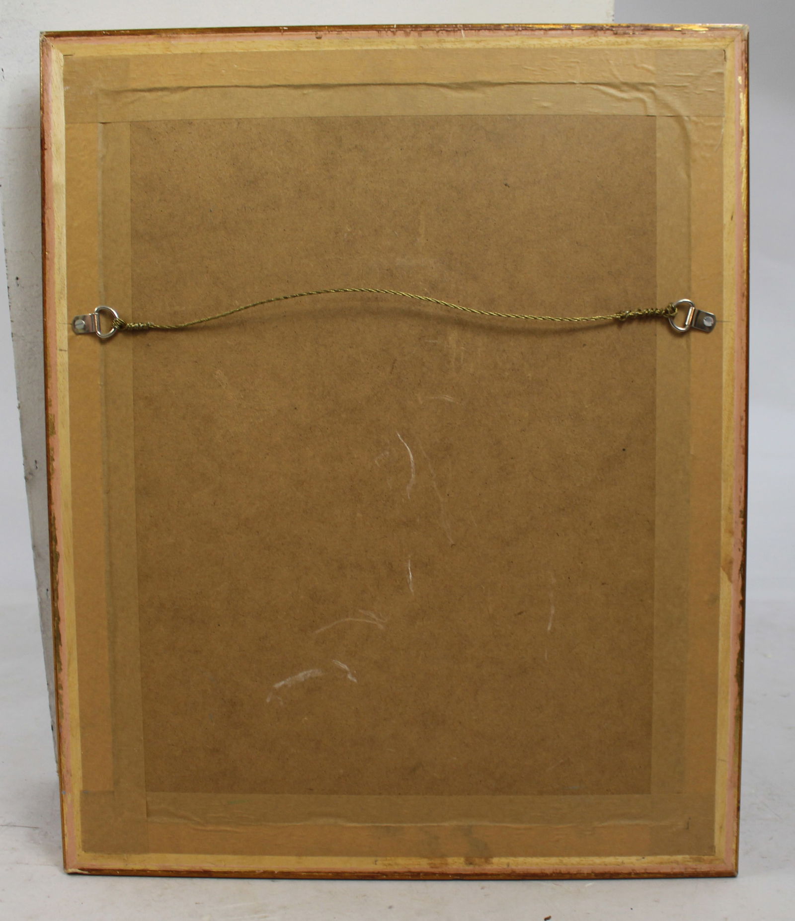 Fine Red Chalk Male Nude Set in Gilt Frame - 3