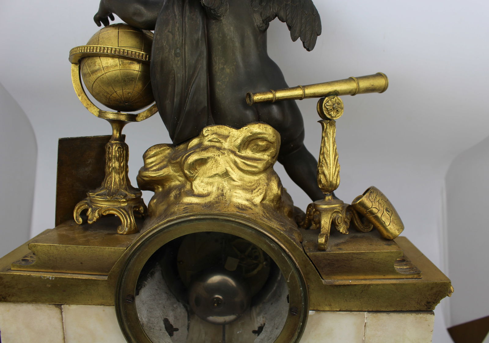 Fine 19th Century French Ormolu & Bronze Mantel Clock - 13
