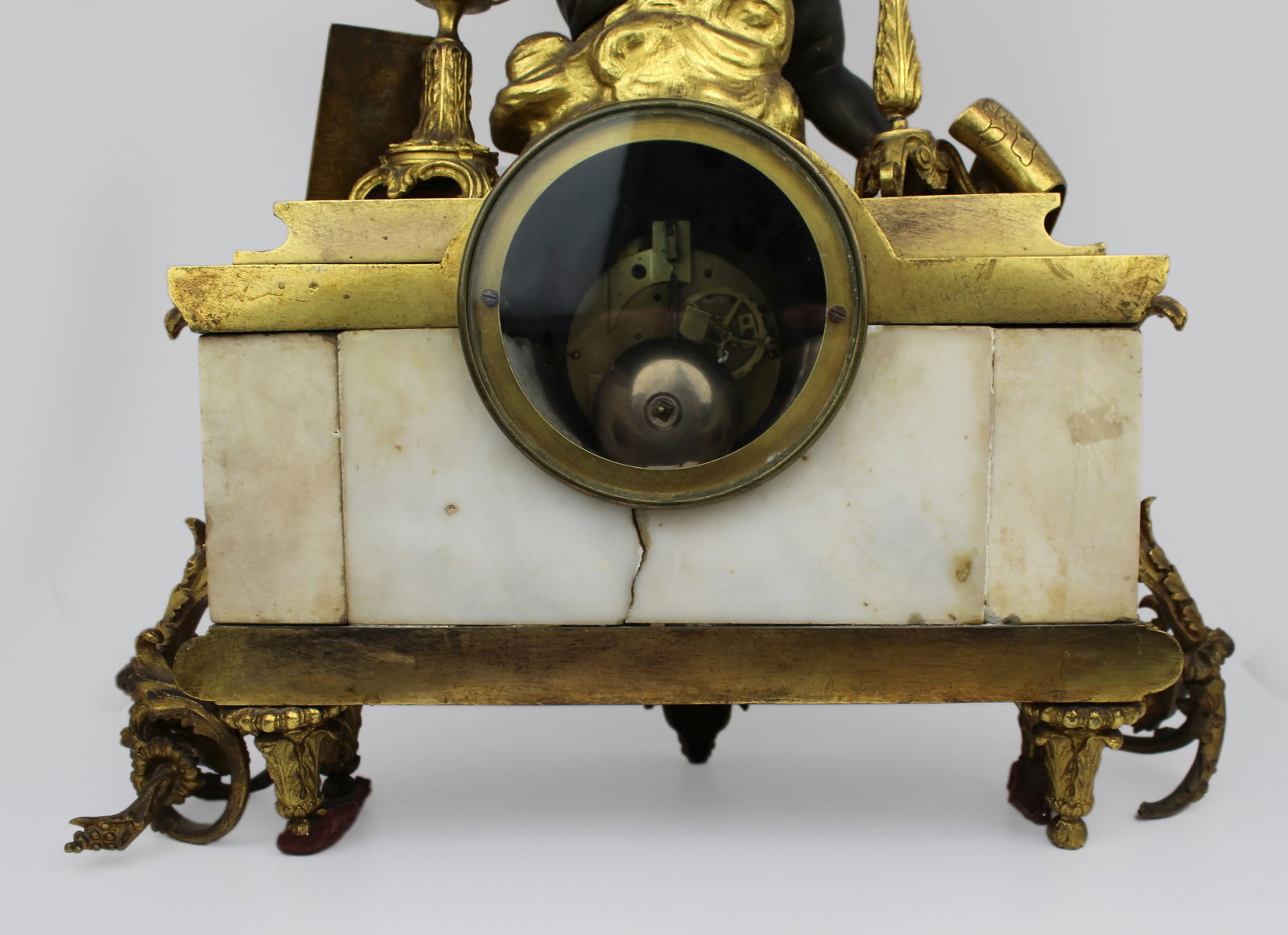 Fine 19th Century French Ormolu & Bronze Mantel Clock - 14