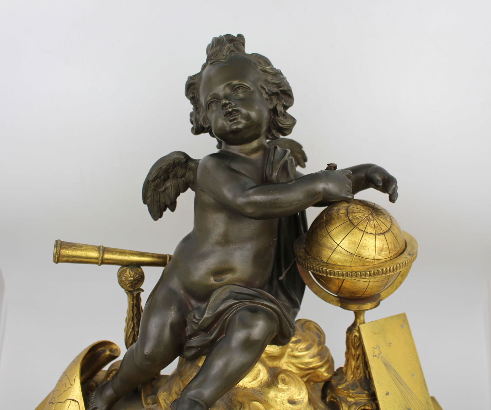 Fine 19th Century French Ormolu & Bronze Mantel Clock - 6