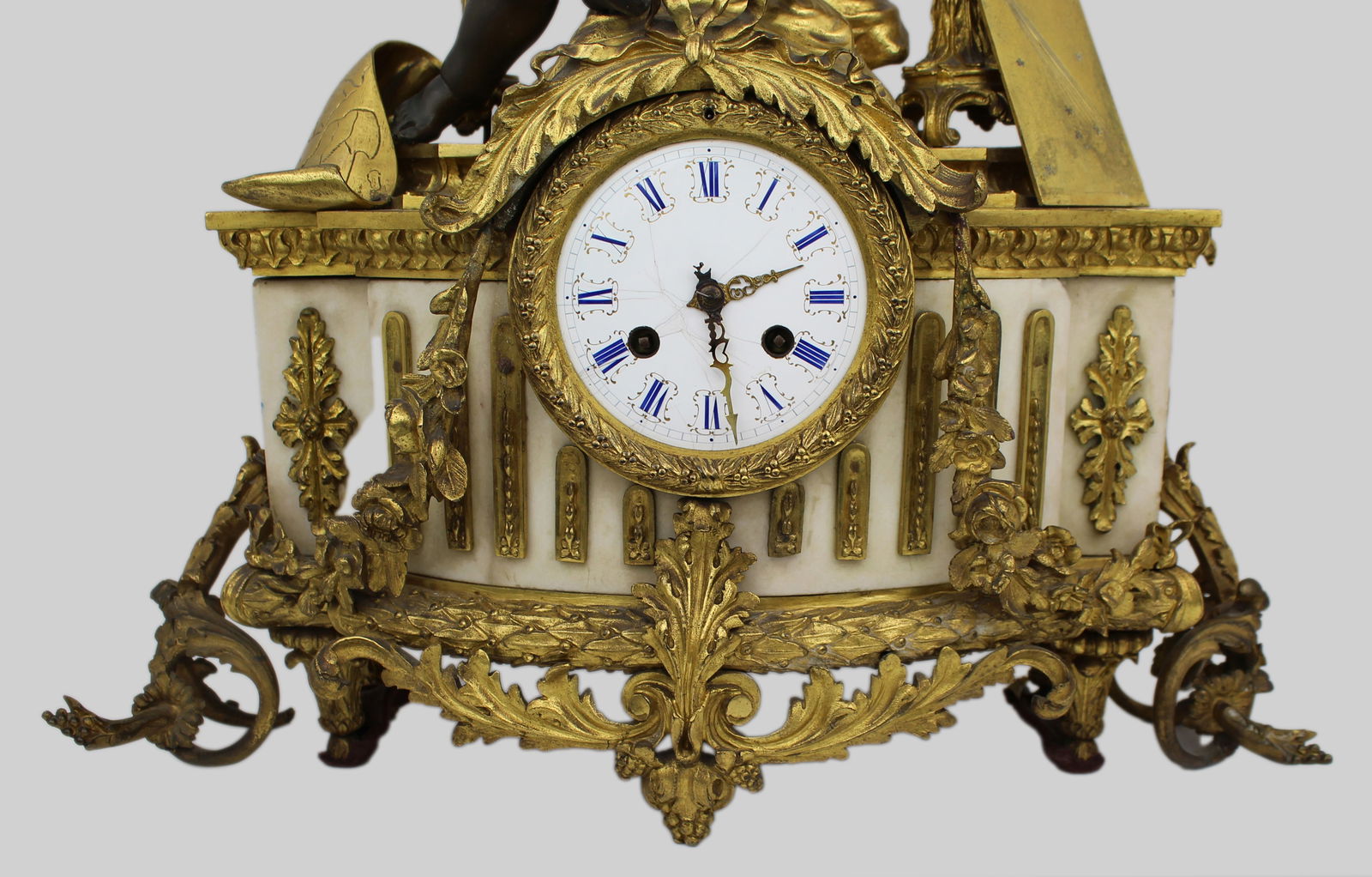 Fine 19th Century French Ormolu & Bronze Mantel Clock - 8