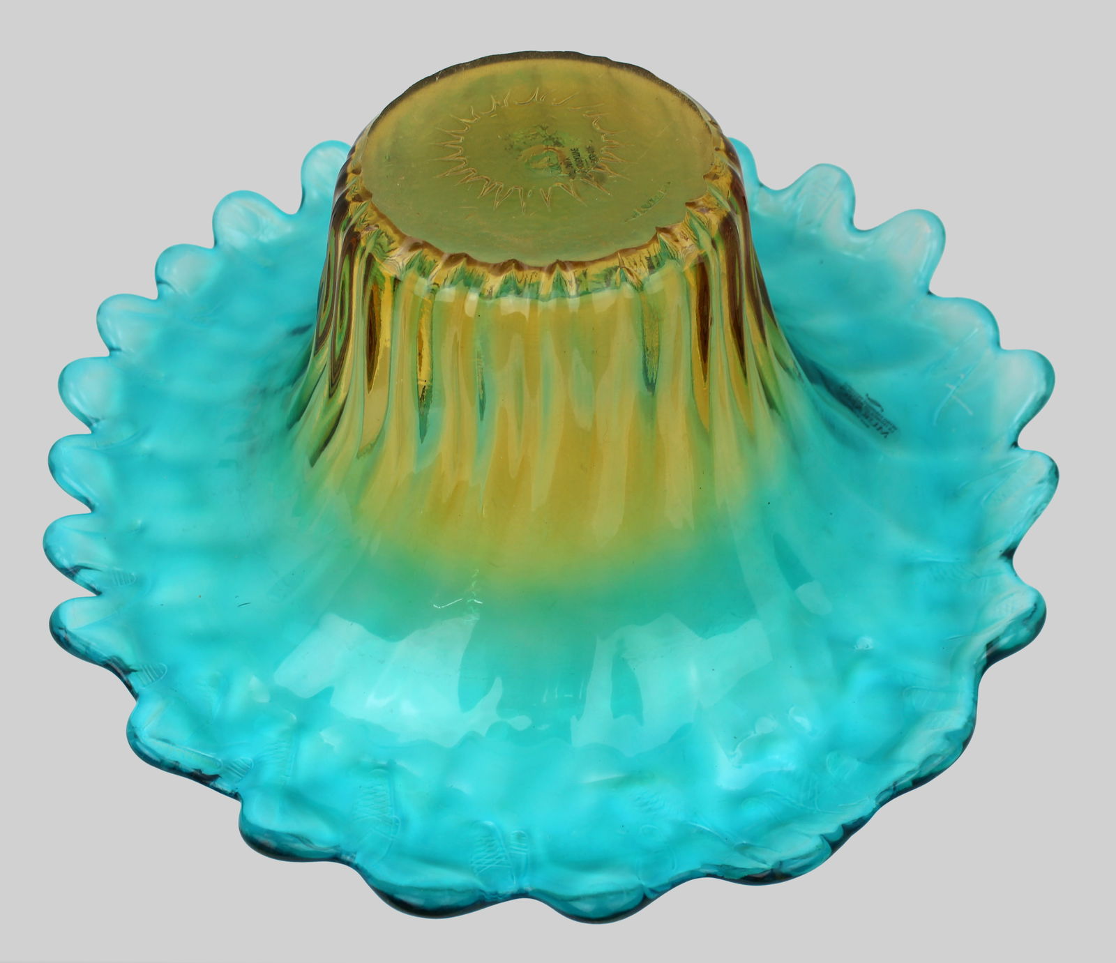 Large Murano Art Glass Centrepiece Bowl - 11