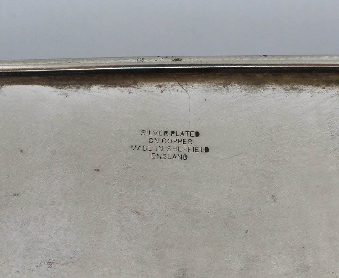 Large Vintage Silver Plated Tray - 6