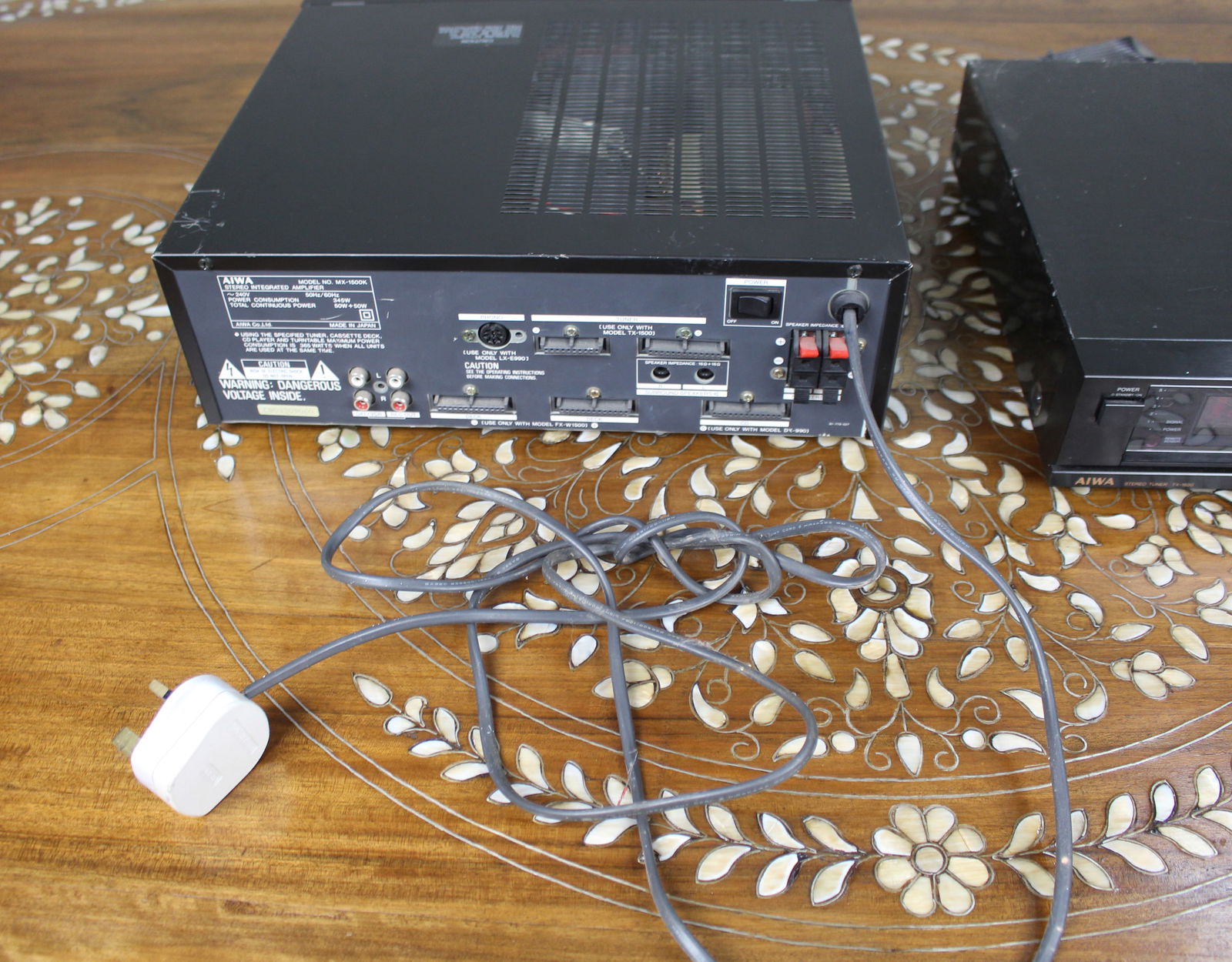 AIWA MX-1500K Amplifier & TX-1500K Quartz Digital Tuner – Vintage Japanese Hi-Fi - 6