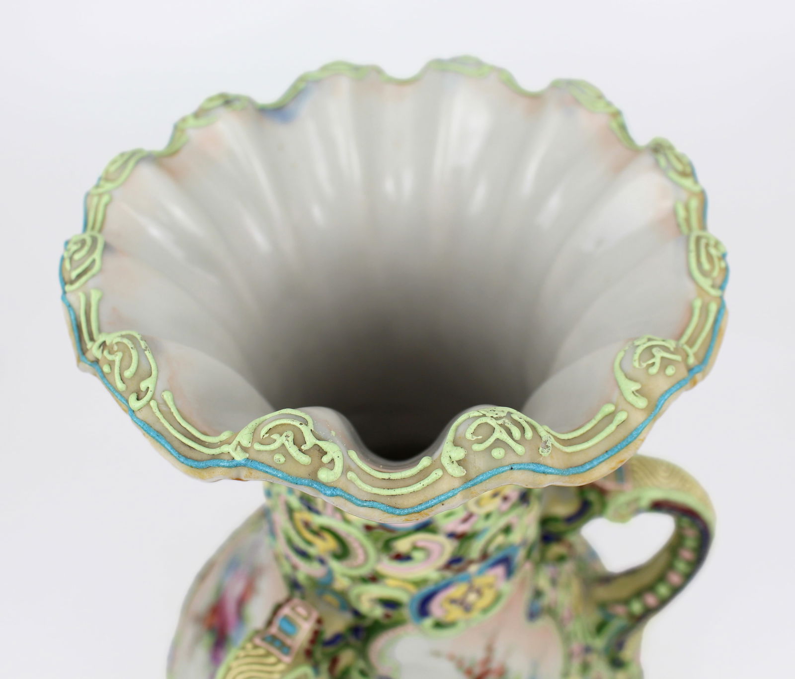 Highly Decorative French Enamelled Vase, Attributed to Samson of Paris, c.1880 - 6