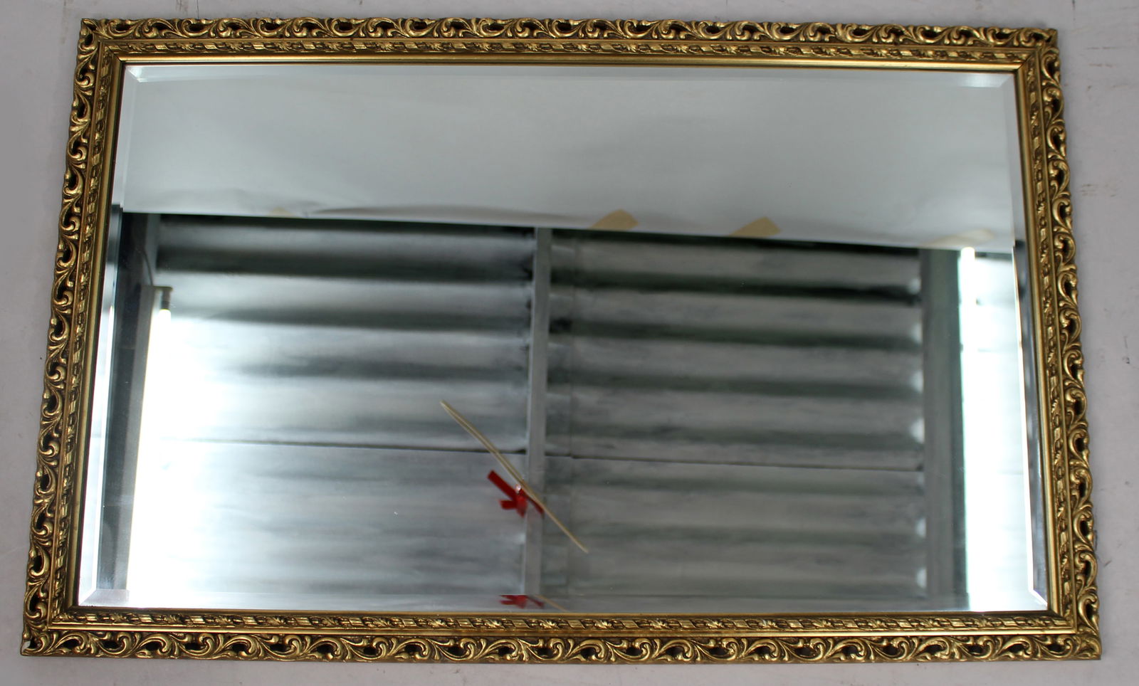 Pair of Vintage Gilt Bevelled Wall Mirrors - 2