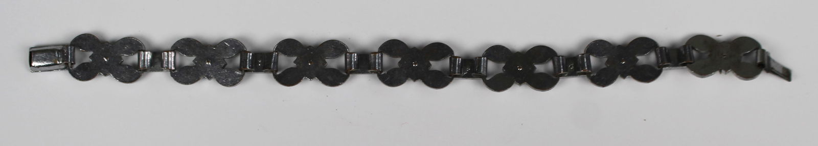 Art Deco Style Silver Bracelet - 2