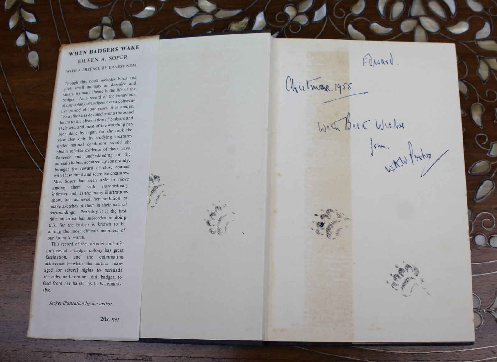 Eileen A. Soper – When Badgers Wake (1955) First Edition, Original Dust Jacket - 3