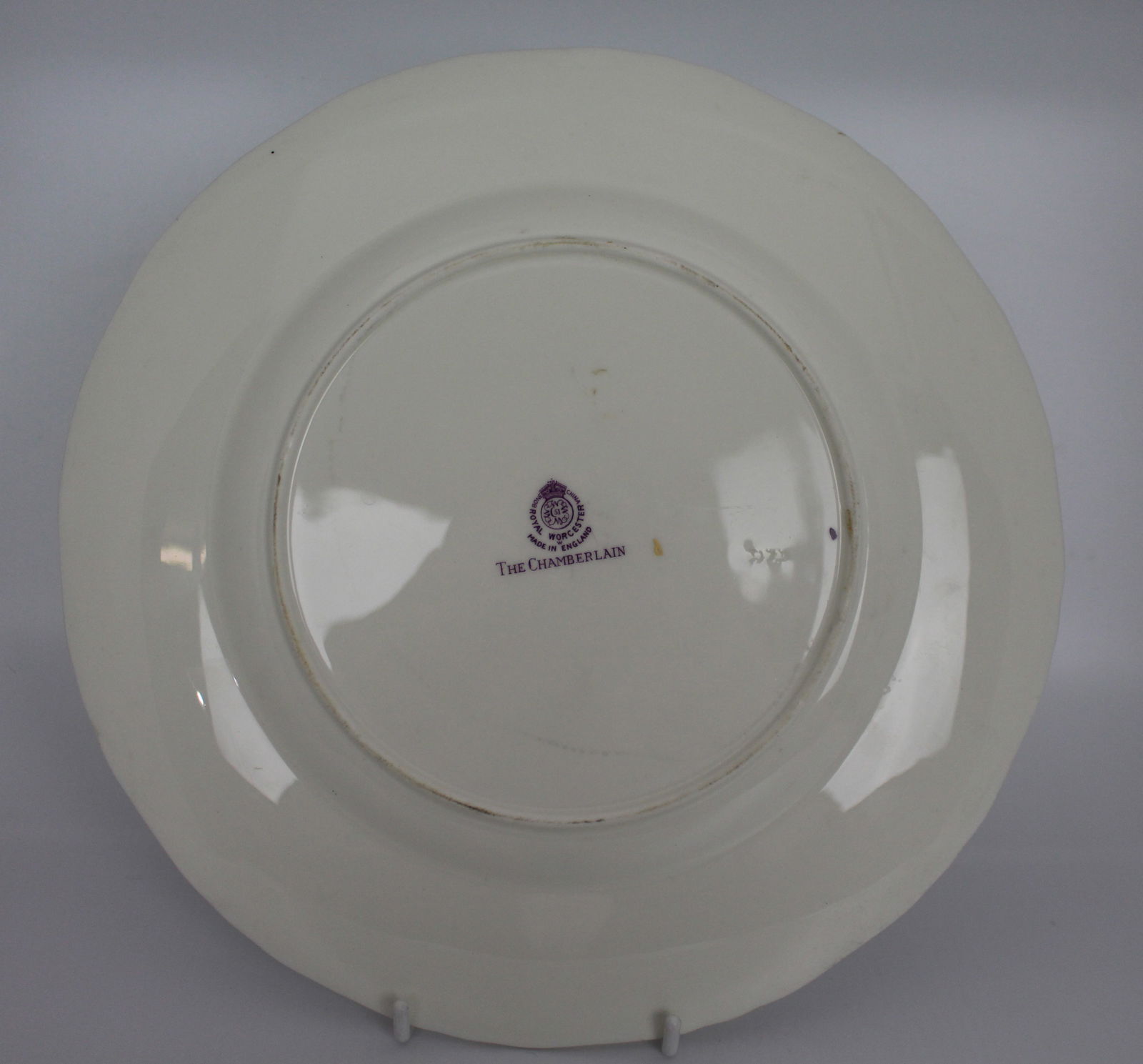 Royal Worcester The Chamberlain Cabinet Plate 1950 - 3