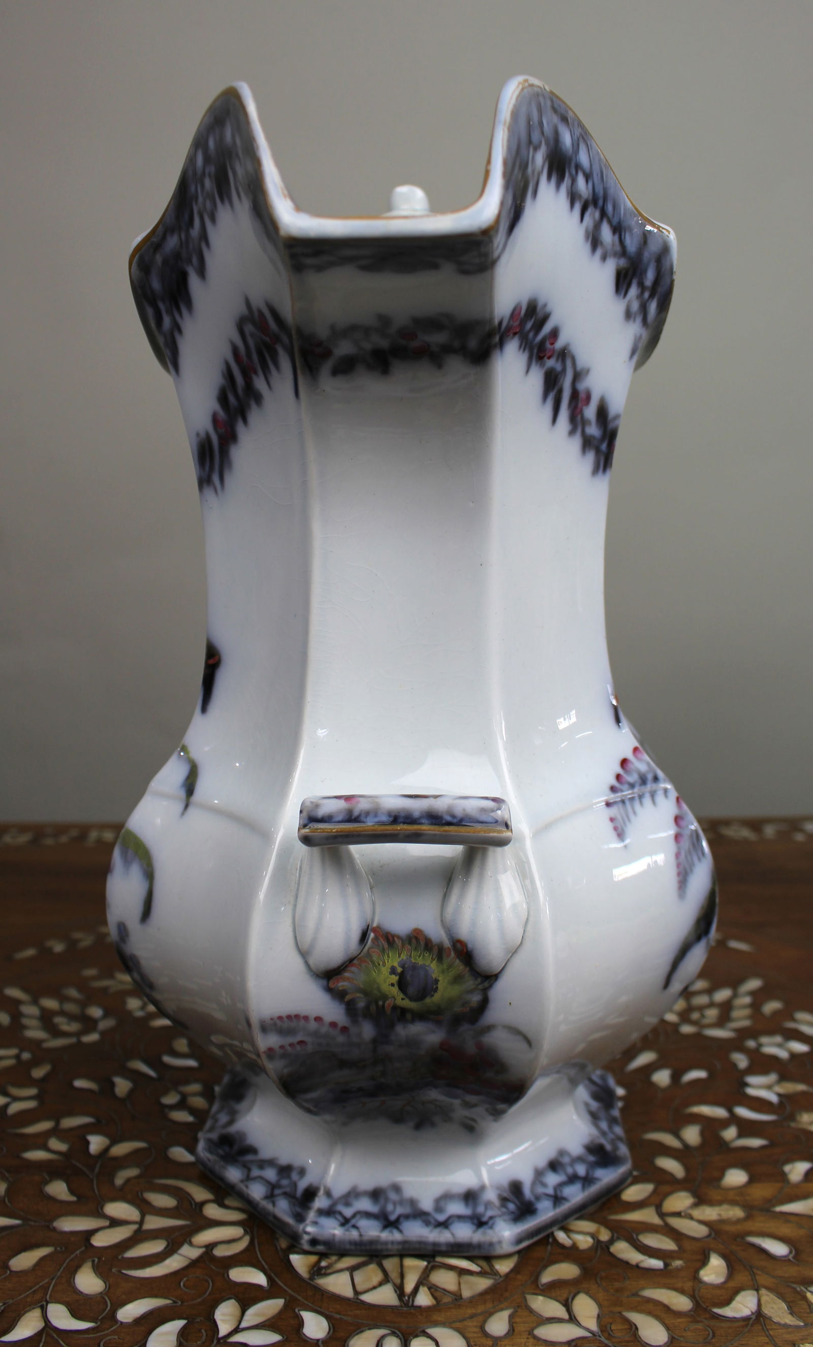 Large 19th-century Staffordshire ironstone jug - 2