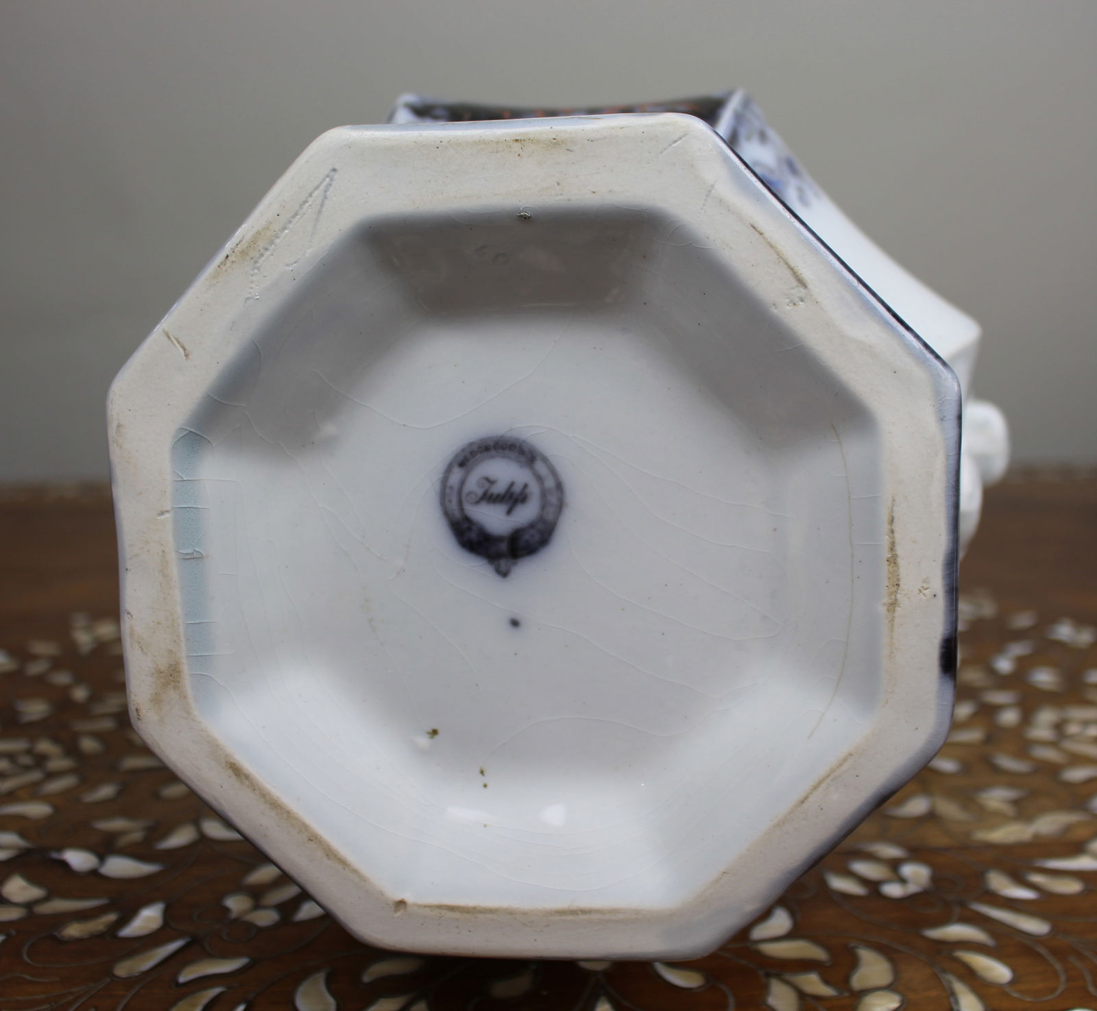 Large 19th-century Staffordshire ironstone jug - 5