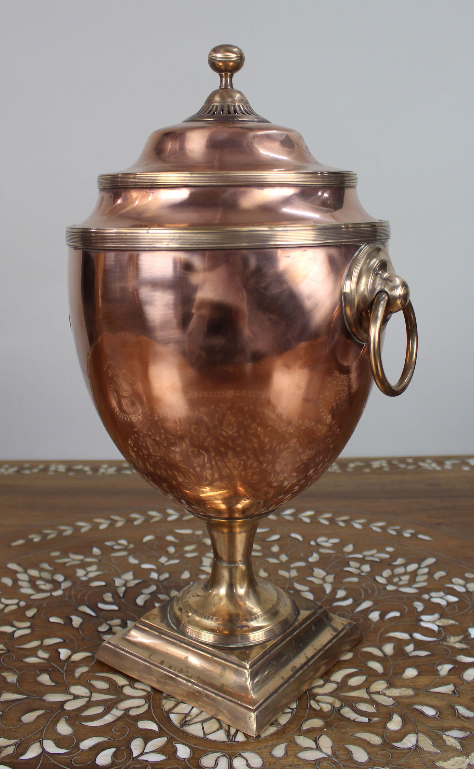 Georgian Copper & Brass Samovar circa 1810 - 6