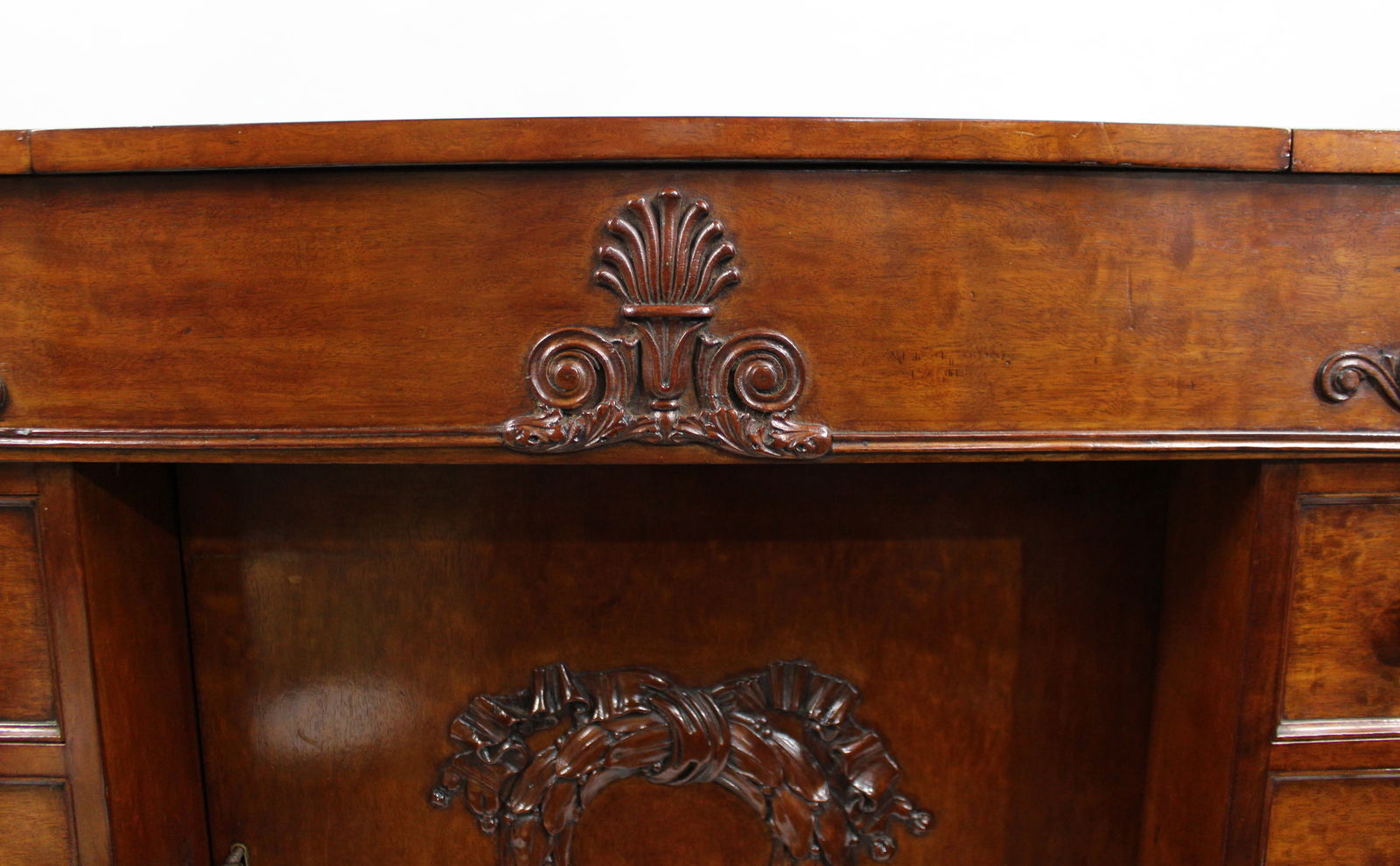 Late 18th Century English Mahogany Desk with Carved Paw Feet - 8
