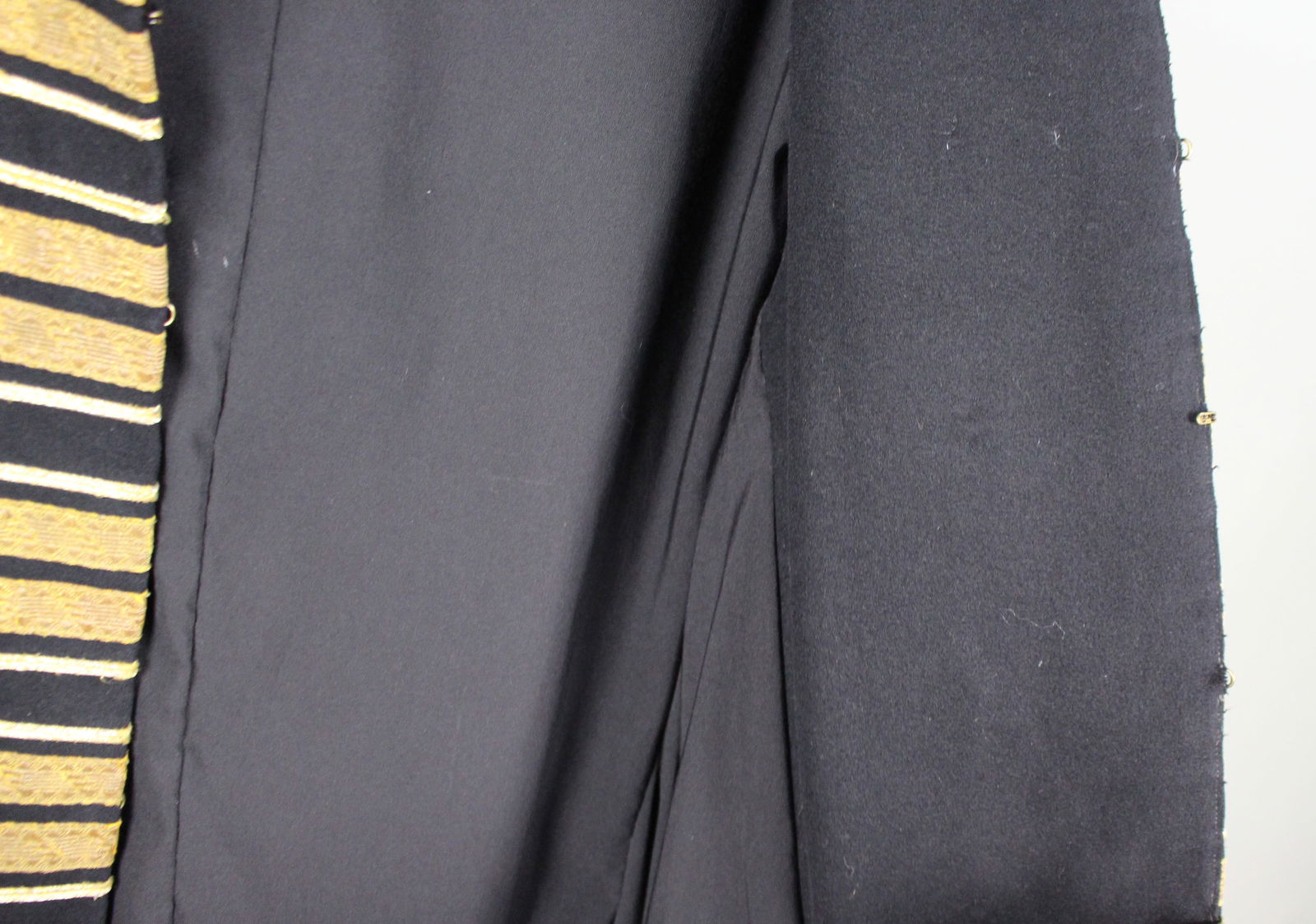 Decorative Vintage Ceremonial Wool Coat with Gold Braid Trim, 20th Century - 9