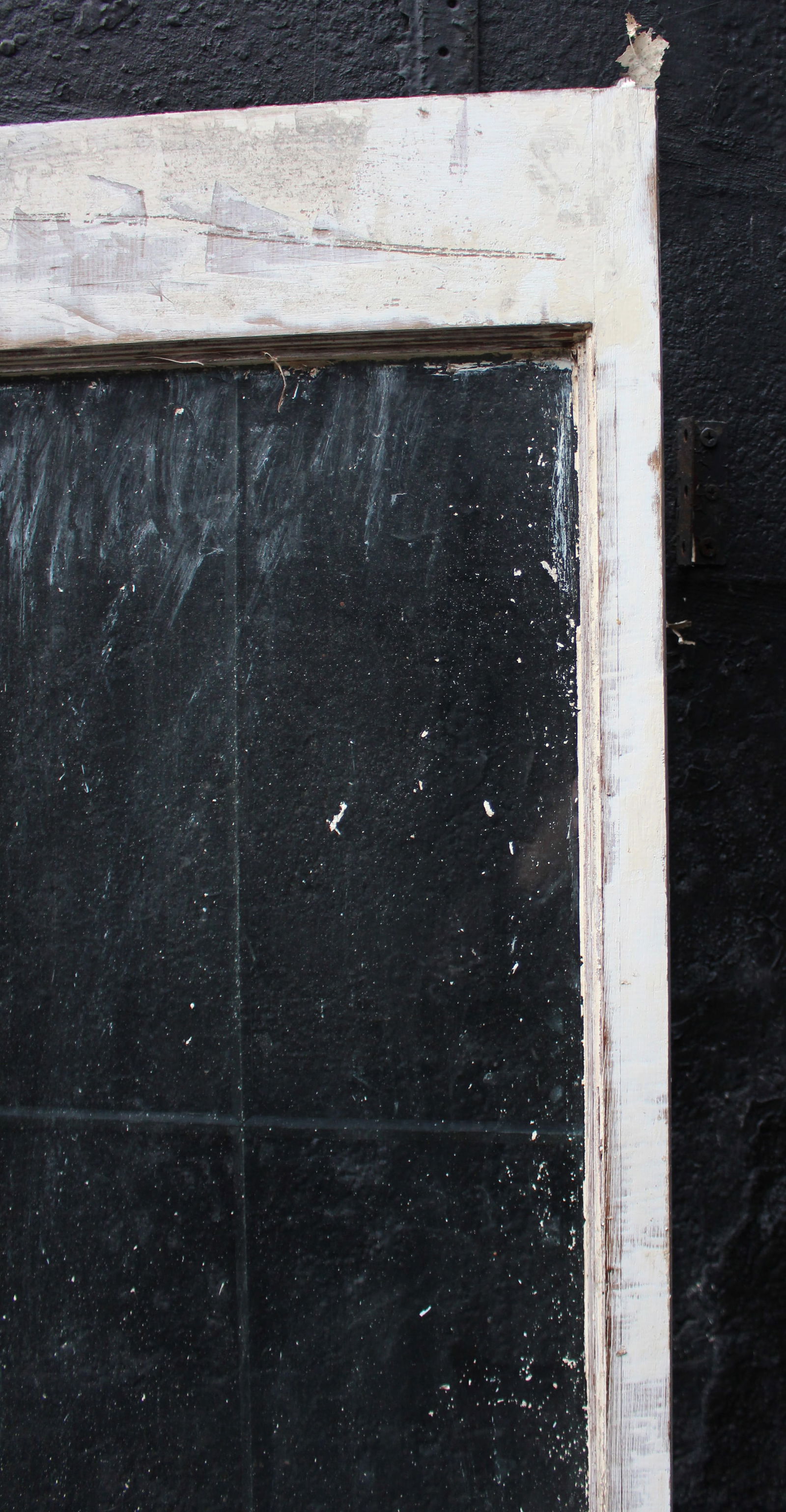 Set of 4 Vintage Carved Wood Bevelled Glazed Hinged Doors - 7