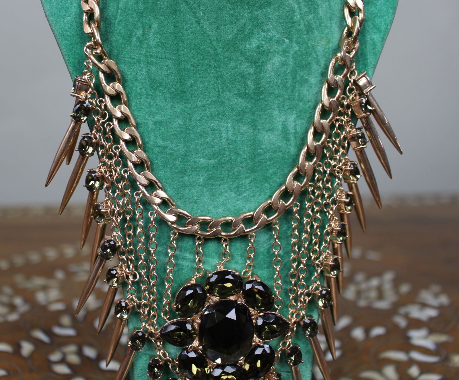 Brave by LRCO Statement Necklace with Box - 4