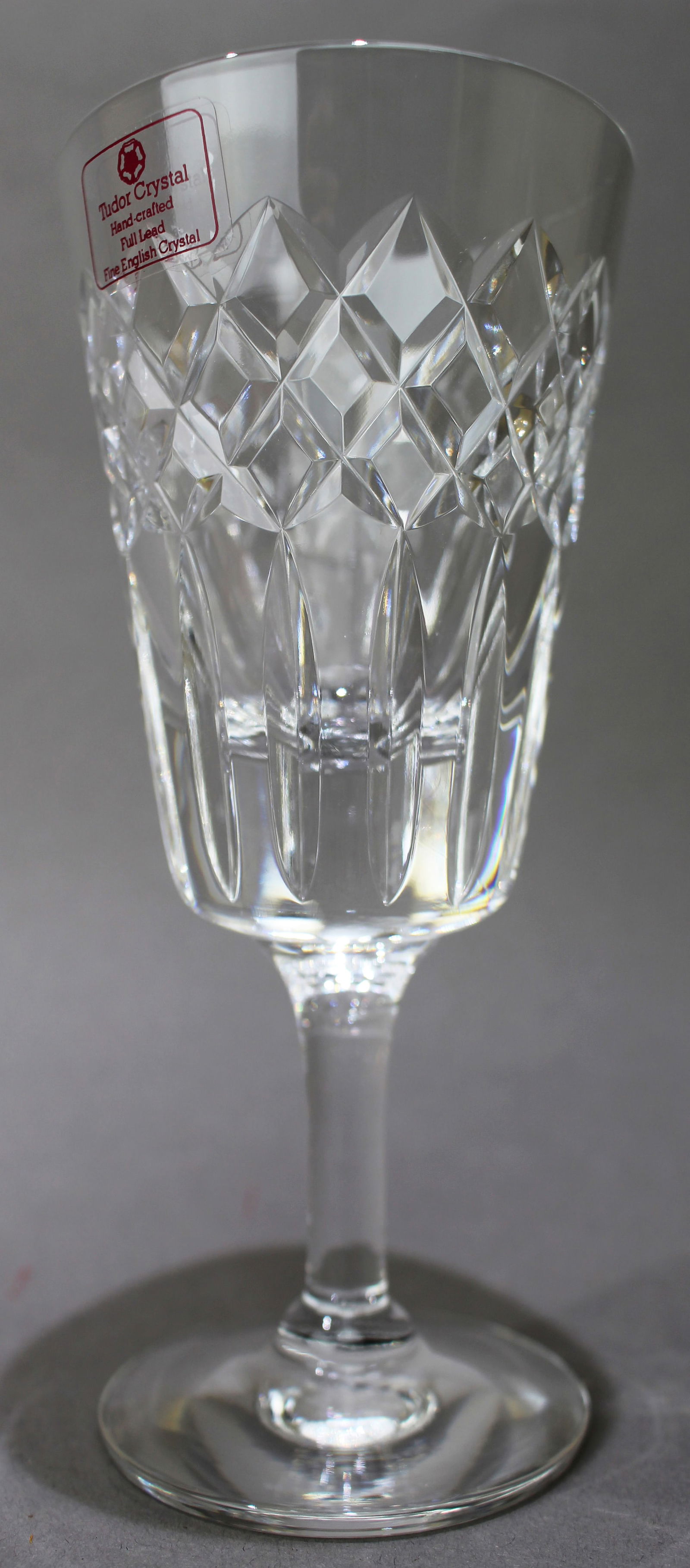 Set of 6 Tudor Crystal ""Beaufort"" Wine Goblets - 2