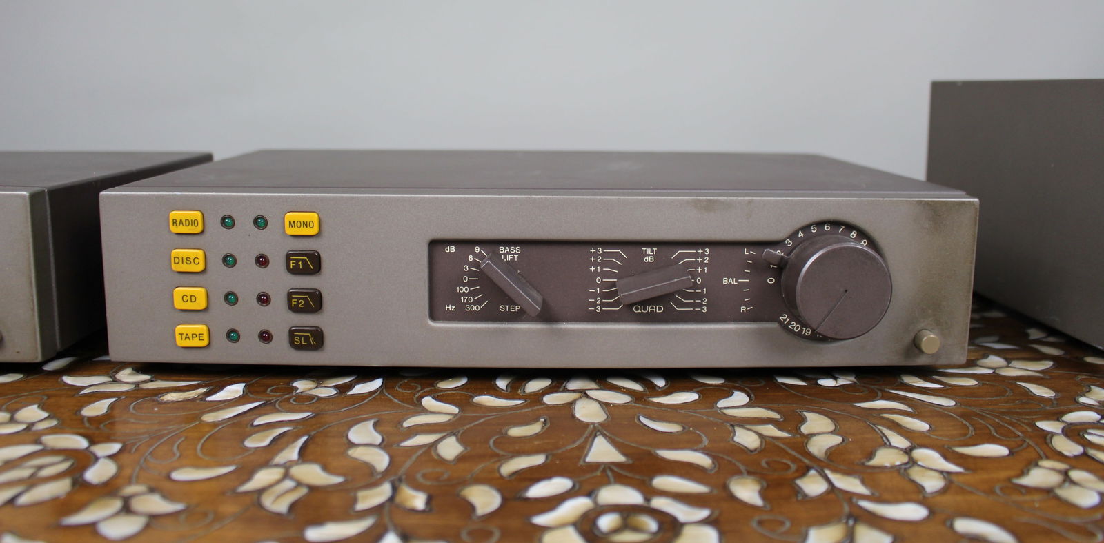Quad 405-2 Power Amplifier, Quad 34 Preamp & Quad FM4 Tuner Vintage Hi-Fi System - 5