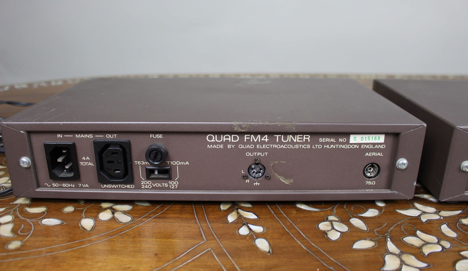 Quad 405-2 Power Amplifier, Quad 34 Preamp & Quad FM4 Tuner Vintage Hi-Fi System - 8