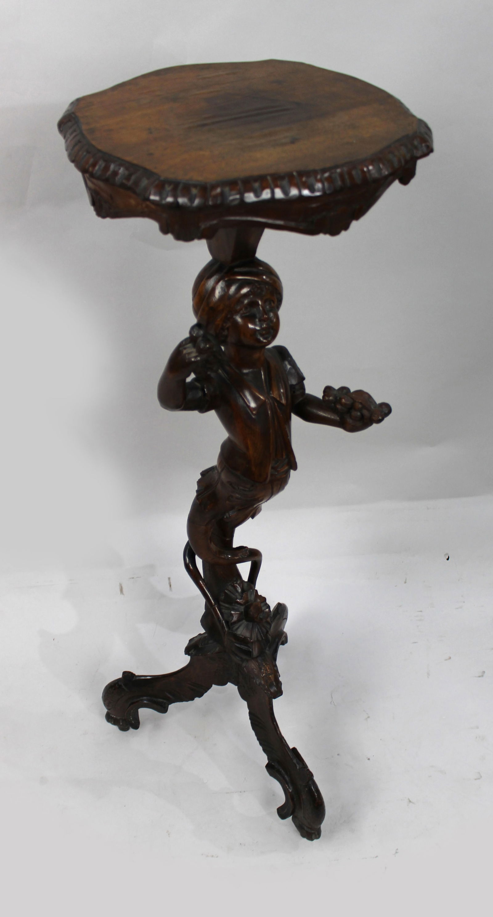 Carved 18th c. Style Figural Torchere c.1890 - 2