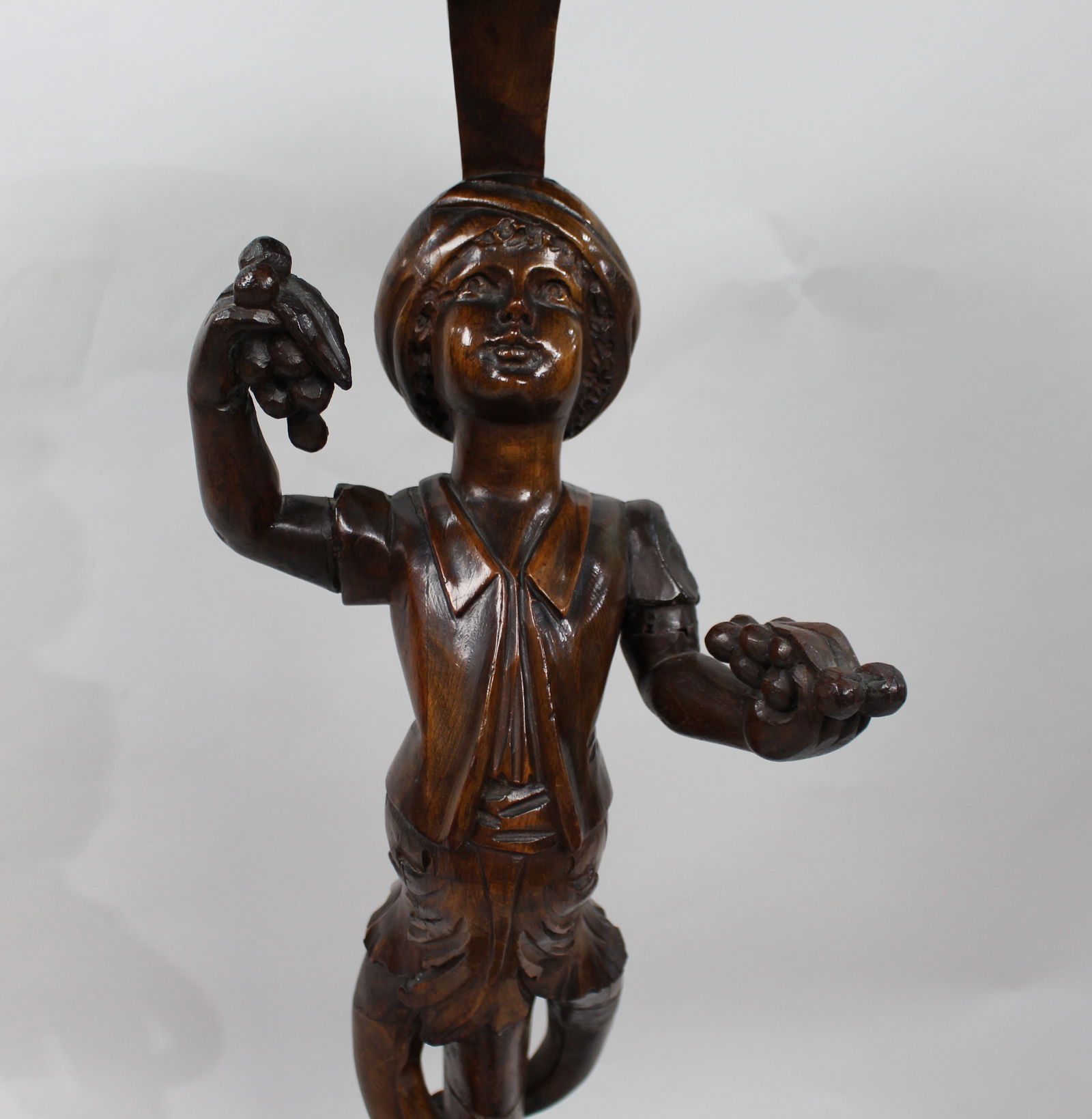 Carved 18th c. Style Figural Torchere c.1890 - 5