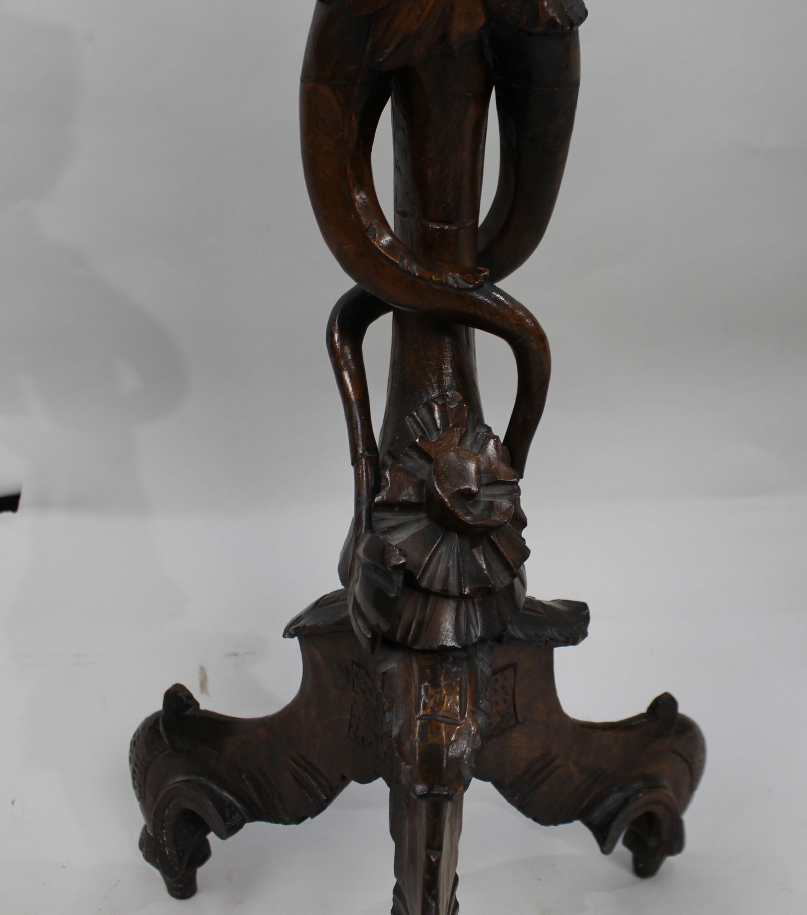 Carved 18th c. Style Figural Torchere c.1890 - 6