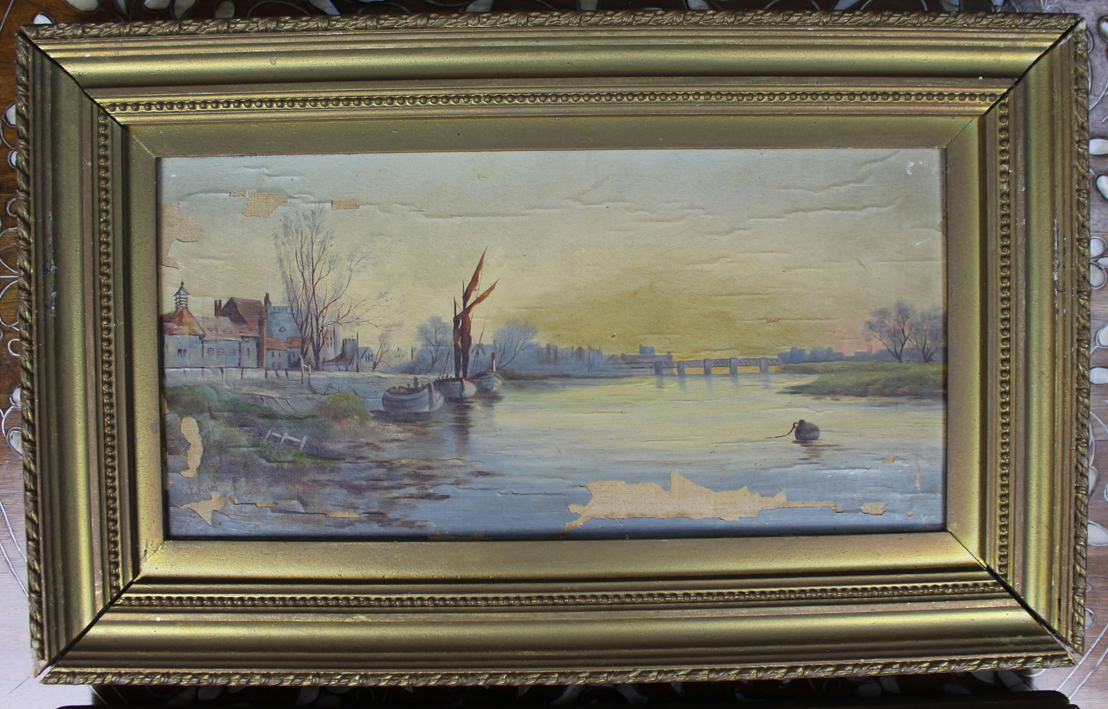 Pair of Victorian Oil-on-Canvas Landscape Paintings, Signed E. Dailey - 2
