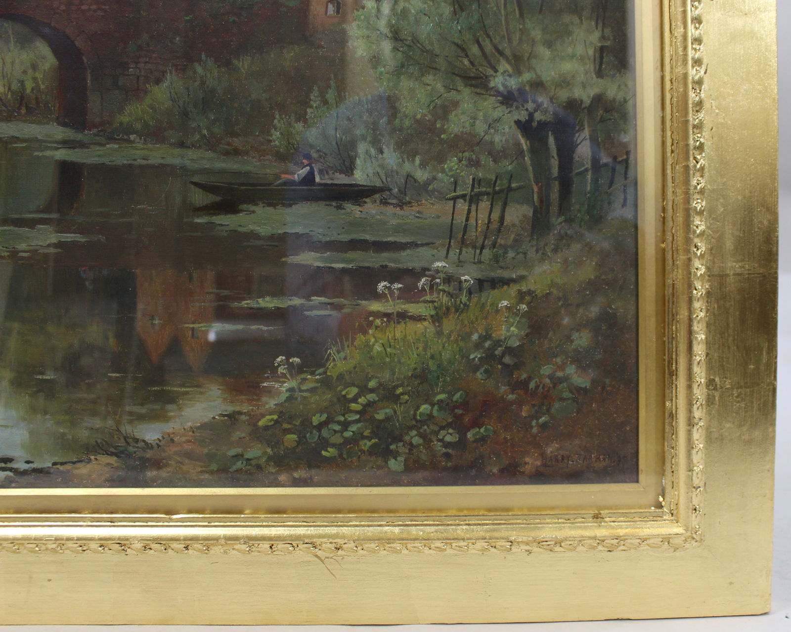 Pair of English Landscape Paintings by Henry Thomas Jarman (1871–1956) - 10