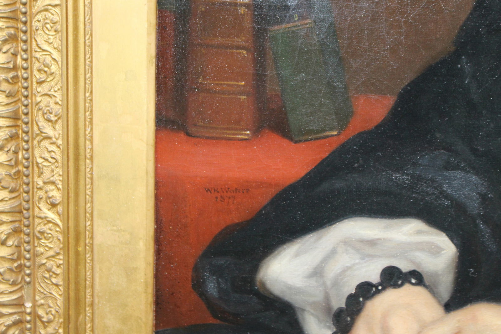 Large and Impressive Victorian Portrait by W.R. Waters, Dated 1877 - 4