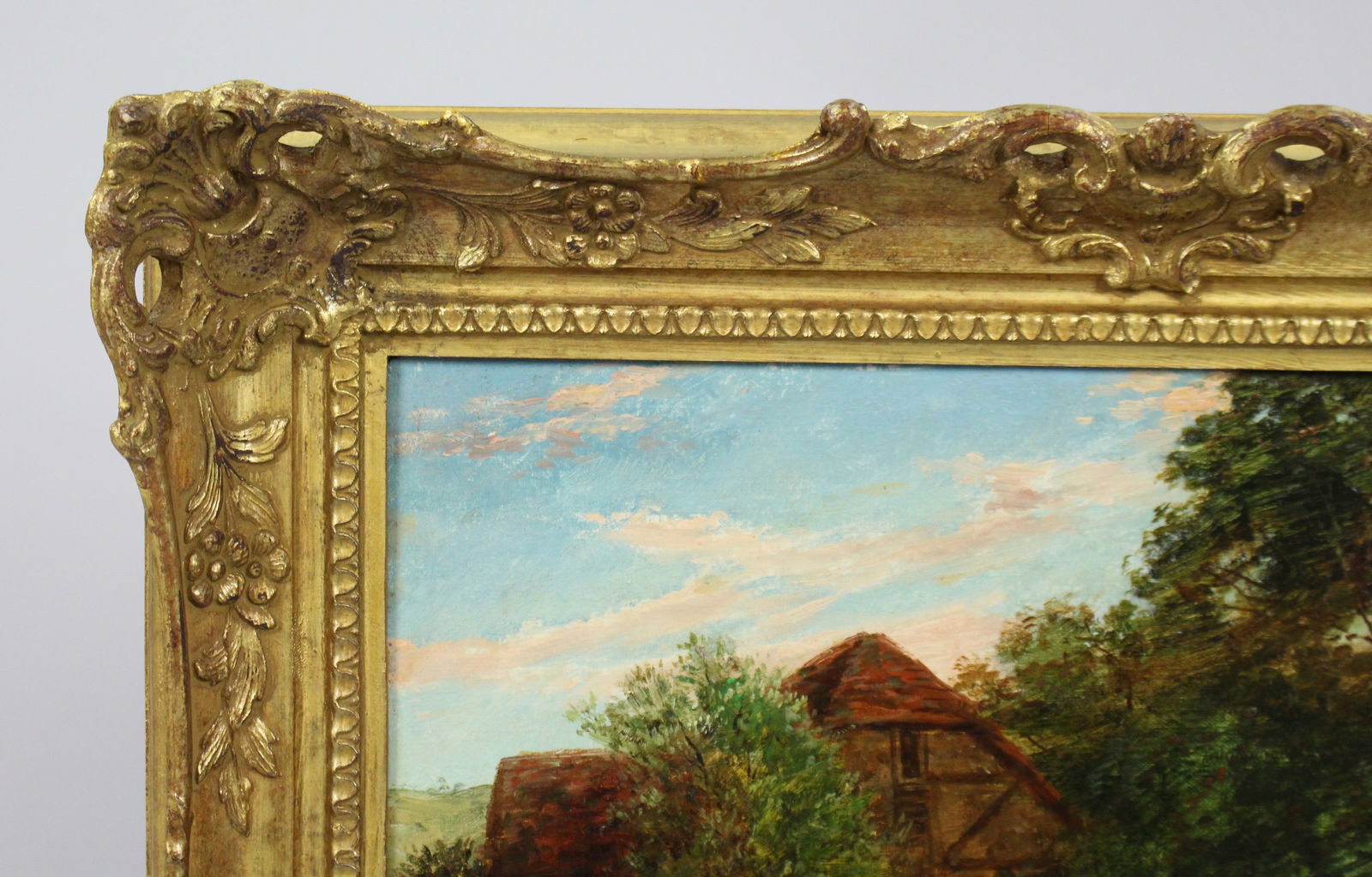 Victorian Oil Painting – "Feeding the Kitten" by Mark William Langlois (British, 1848–19 - 7