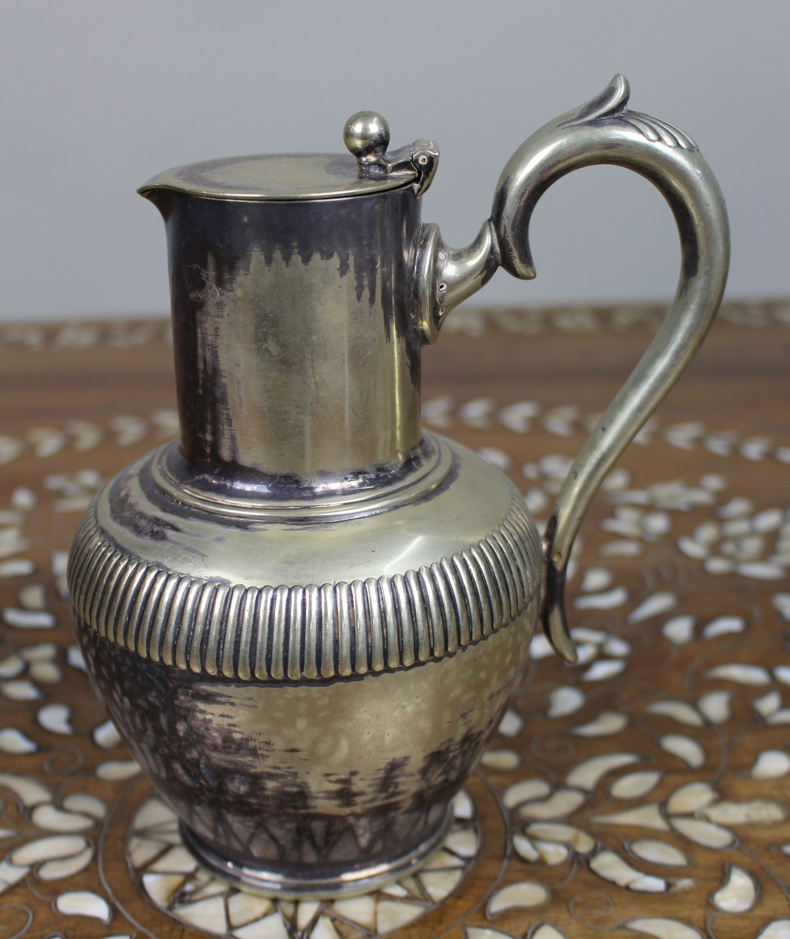 Victorian Silver-Plated Lidded Jug by James Dixon & Sons - 2