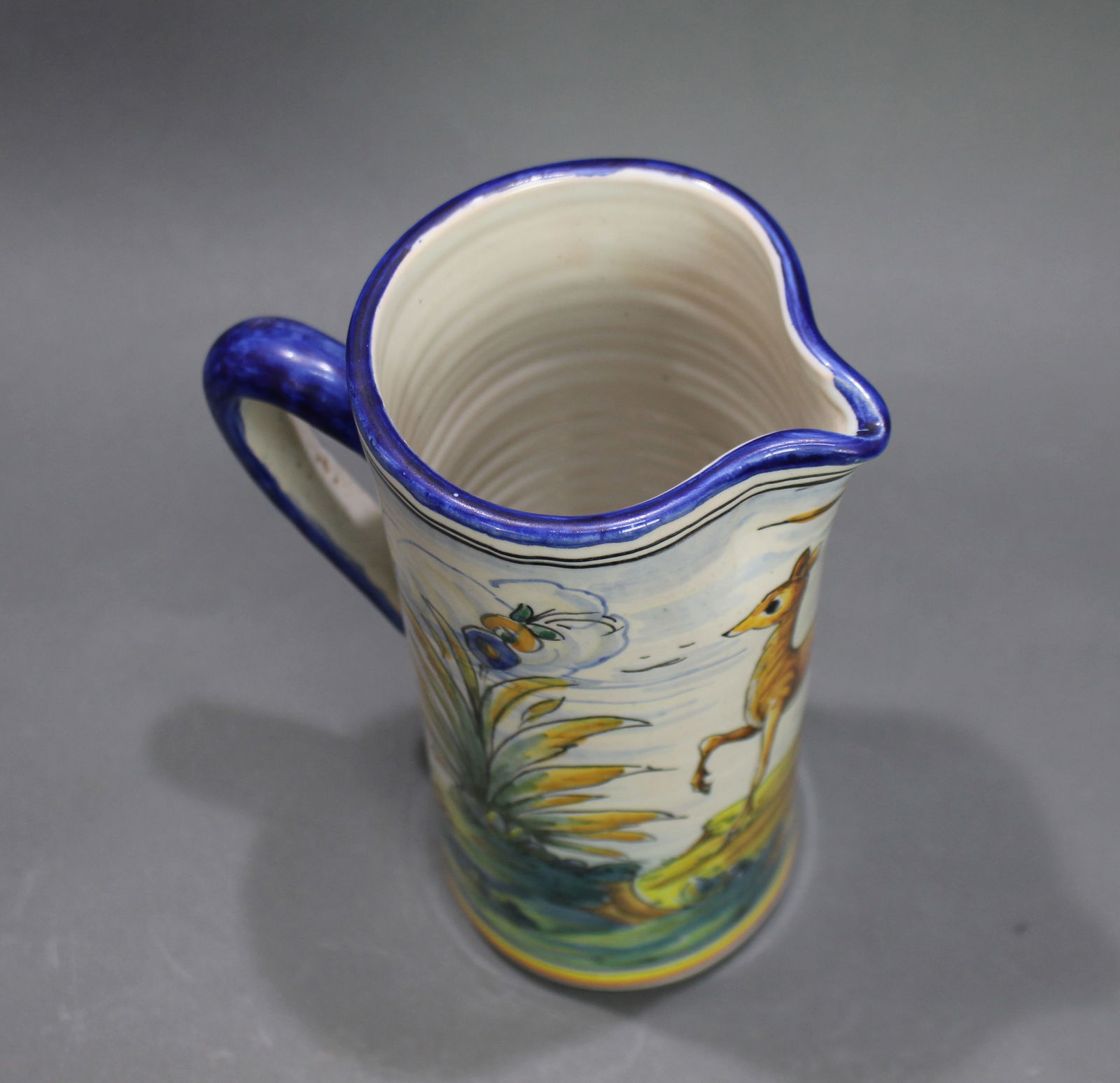Mid-20th Century Spanish Talavera Pottery Vase and Jug - 11