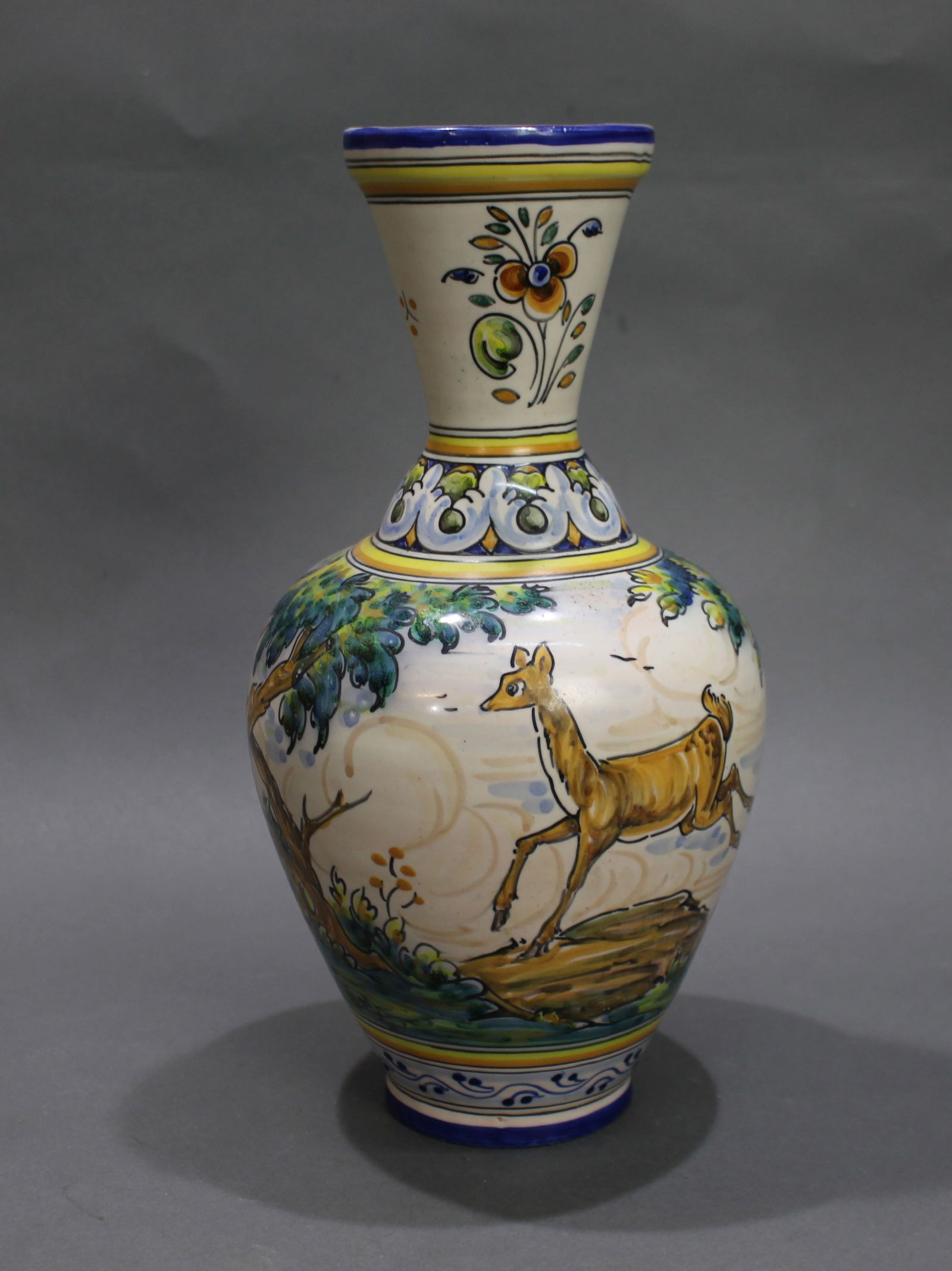 Mid-20th Century Spanish Talavera Pottery Vase and Jug - 4