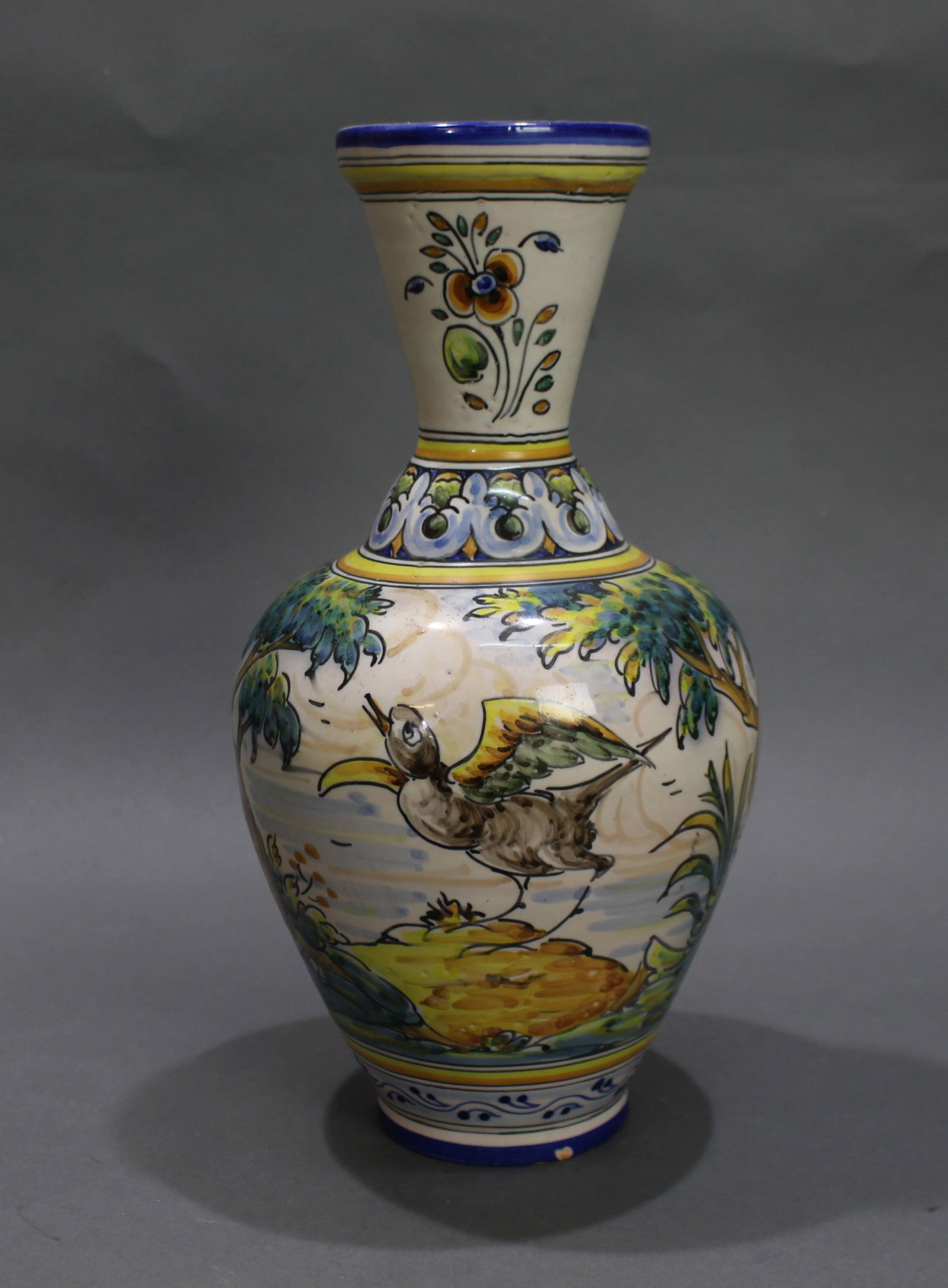 Mid-20th Century Spanish Talavera Pottery Vase and Jug - 5