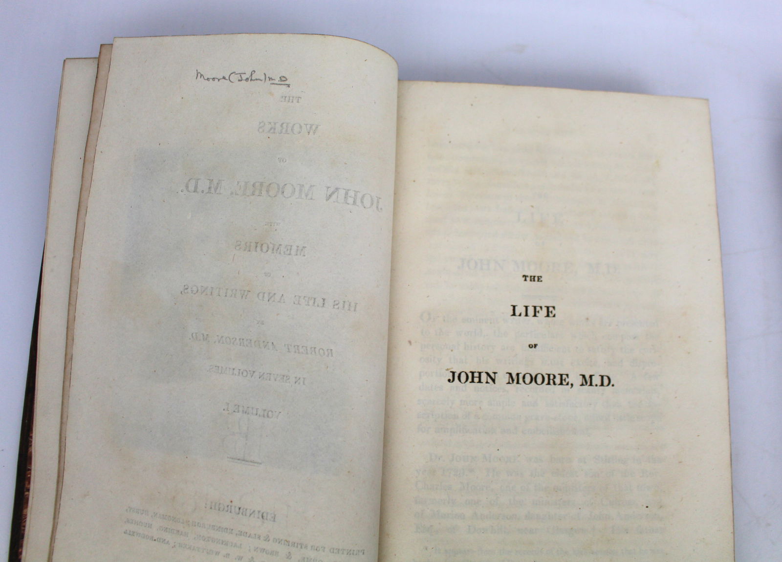 Two Volumes of The Works of John Moore, M.D. – 1820 Edinburgh - 10