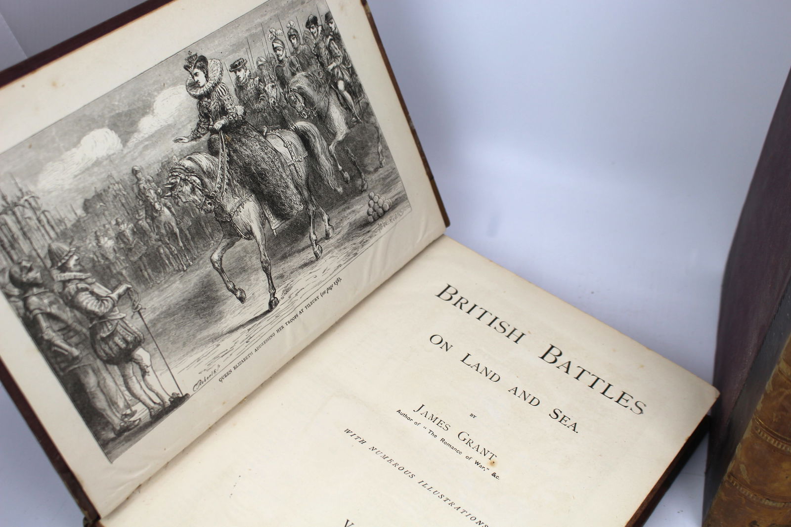 Three Volumes – British Battles on Land and Sea by James Grant, c.1870s - 5