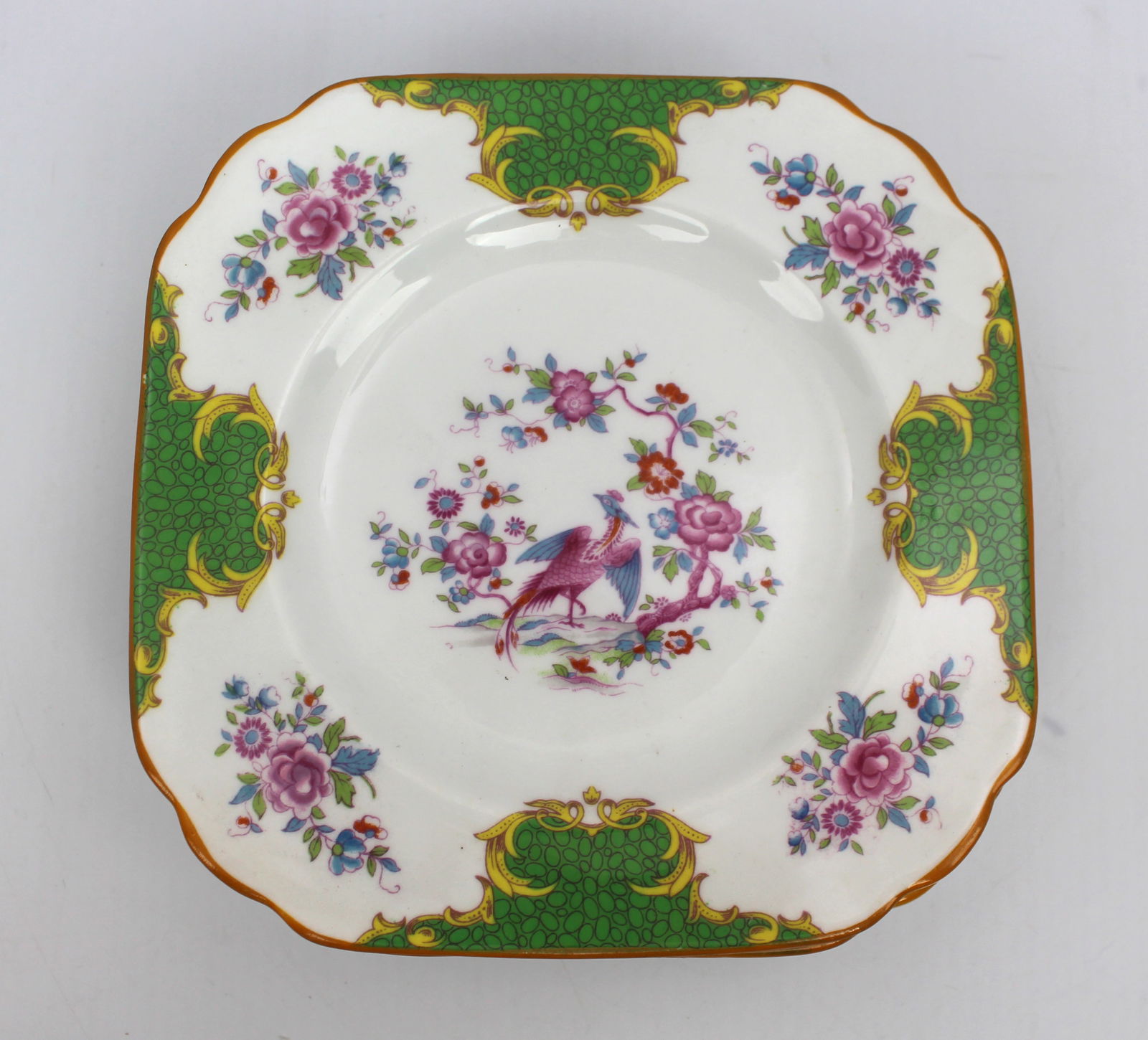 Set of 6 Ye Old English Grosvenor China Square Side Plates (1 of 3)