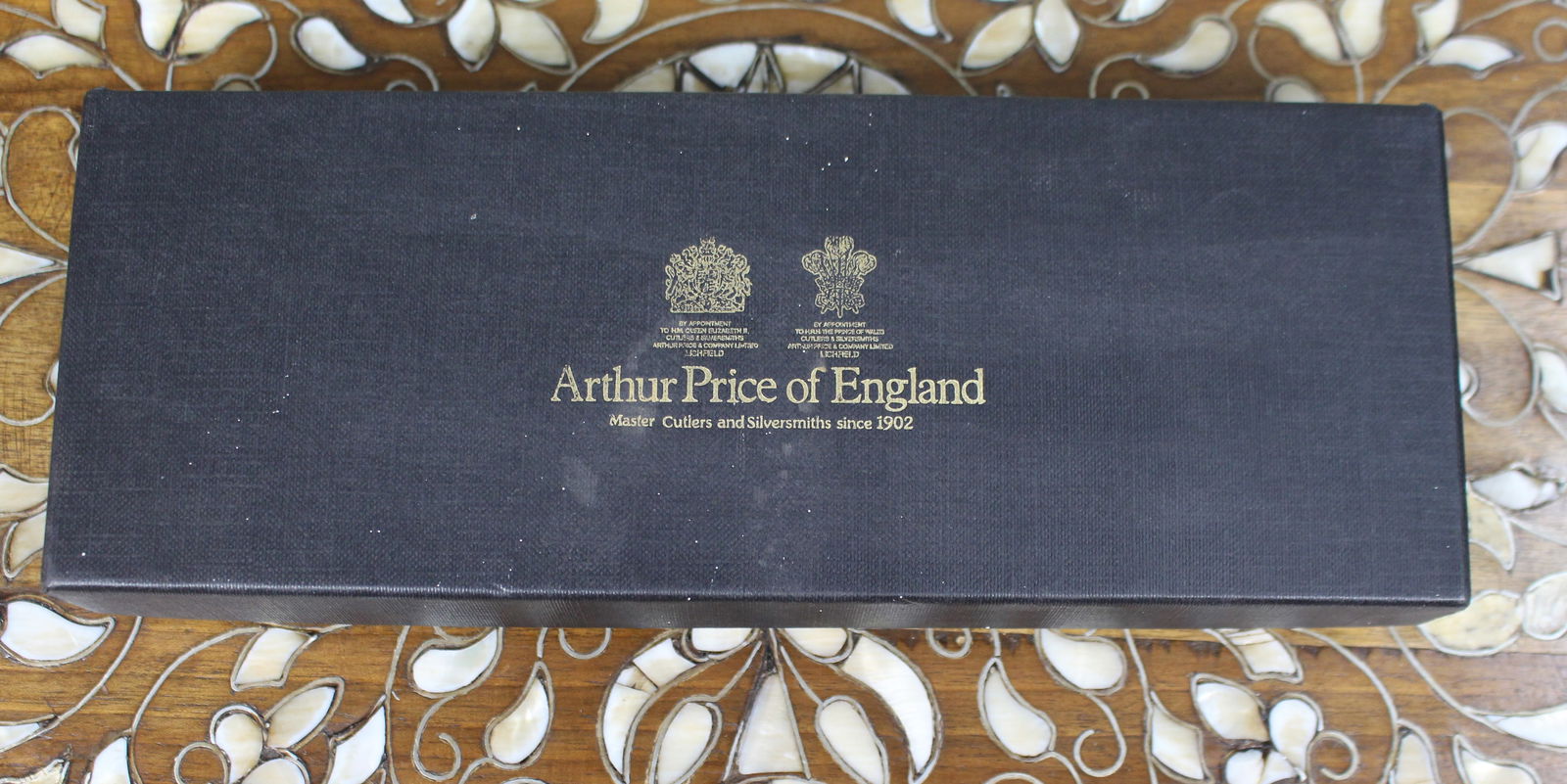 Arthur Price of England Silver-Plated Salad Servers in Box - 3