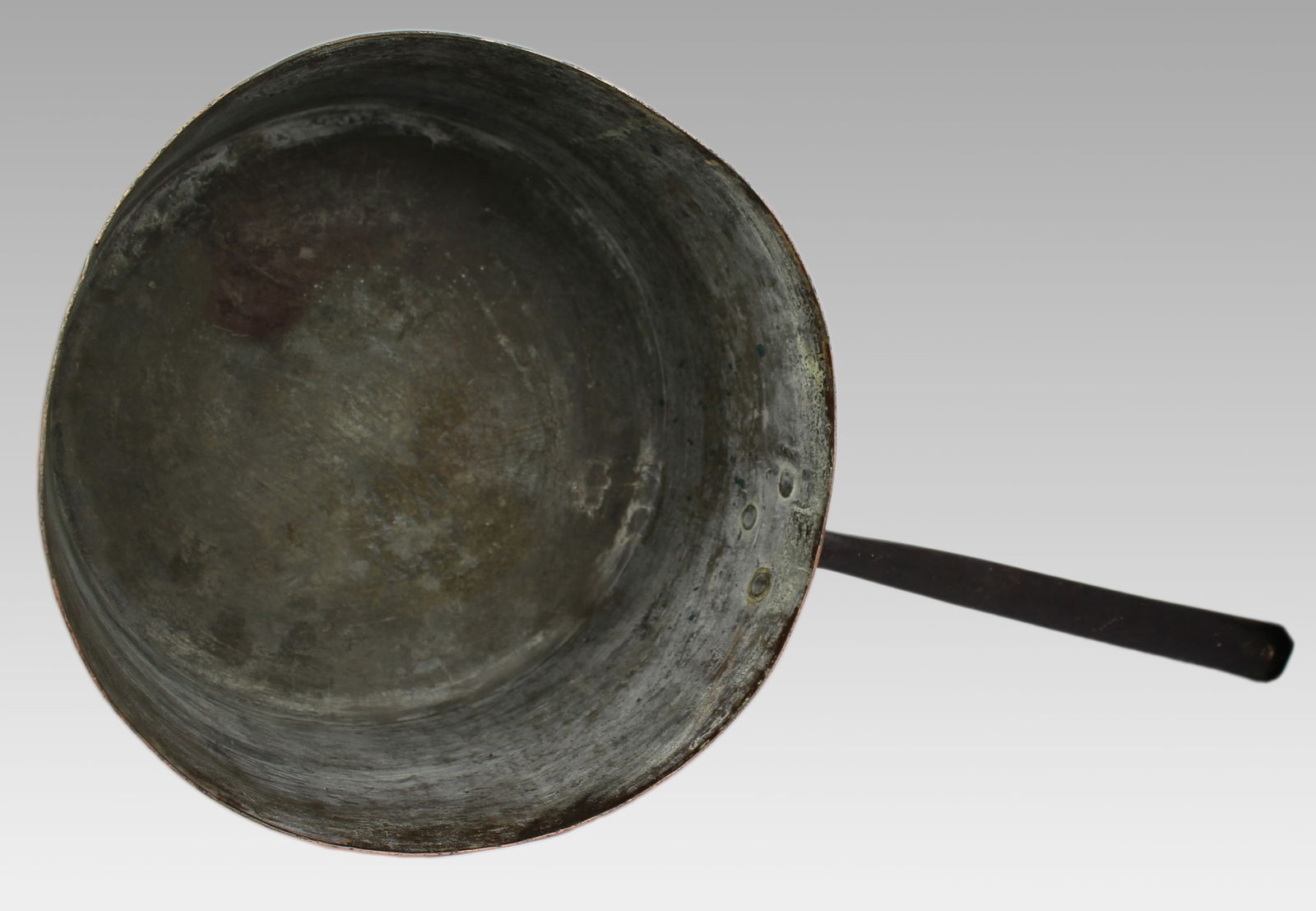 Very Large Georgian Copper Saucepan - 10